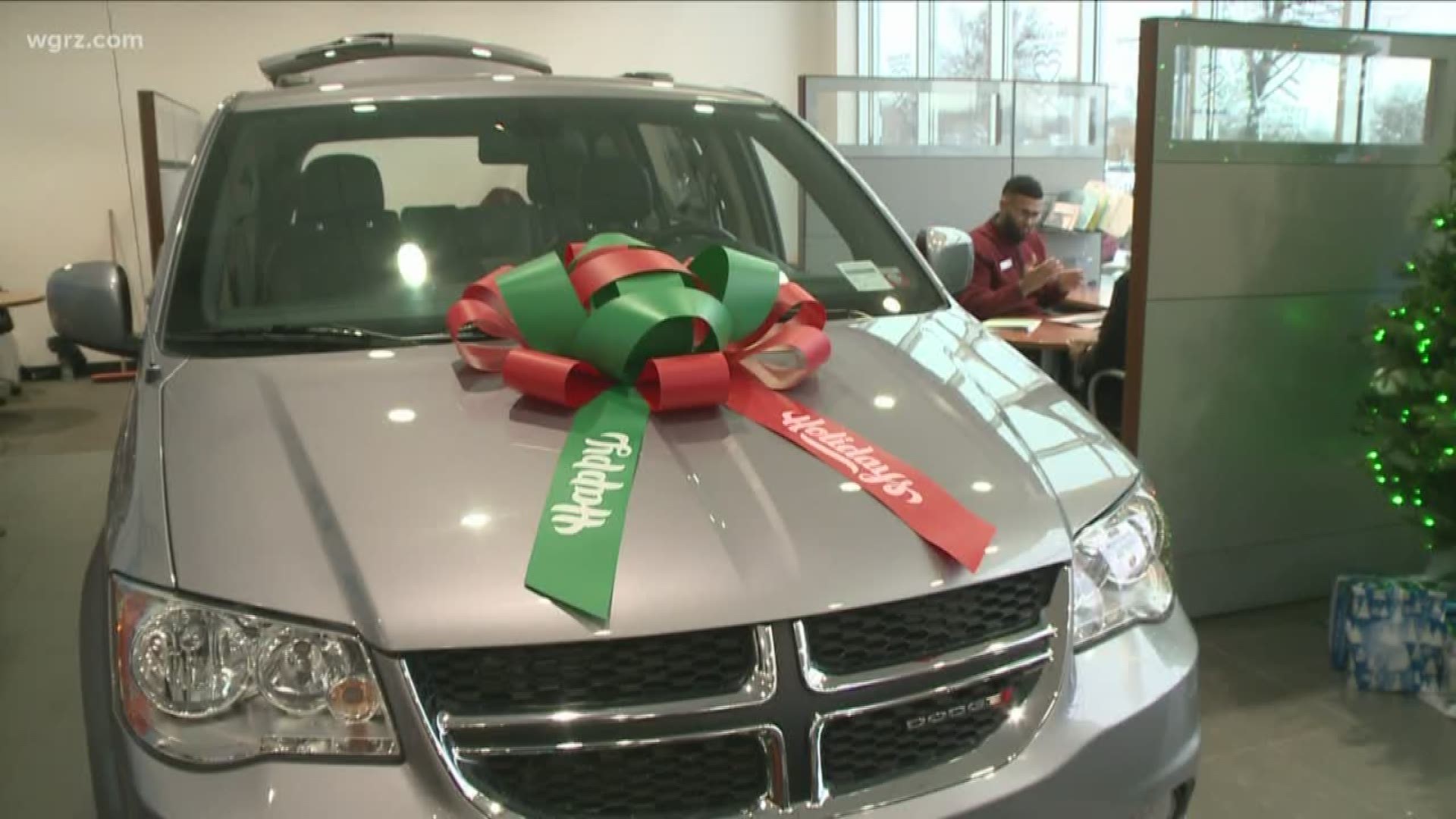 To help with the five children he recently adopted, Lamont Thomas was given a new minivan by a local dealership
