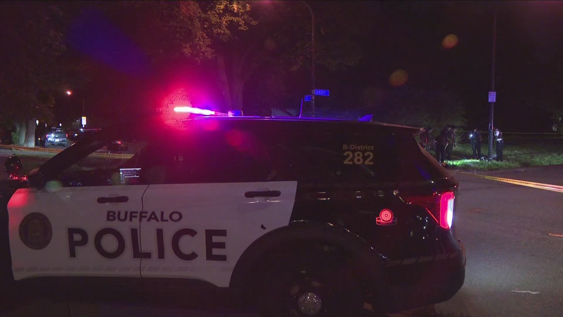 Buffalo Police responded to a fatal shooting on Jersey Street just before 4:30 a.m. Thursday.