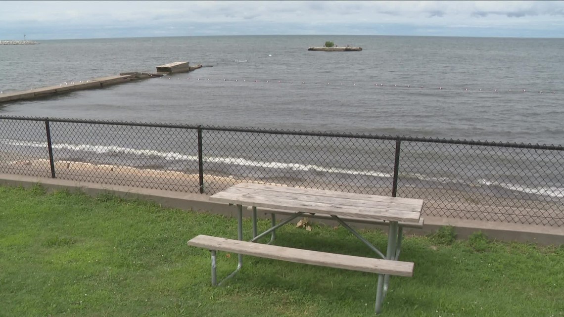 Olcott beach reopens to swimmers