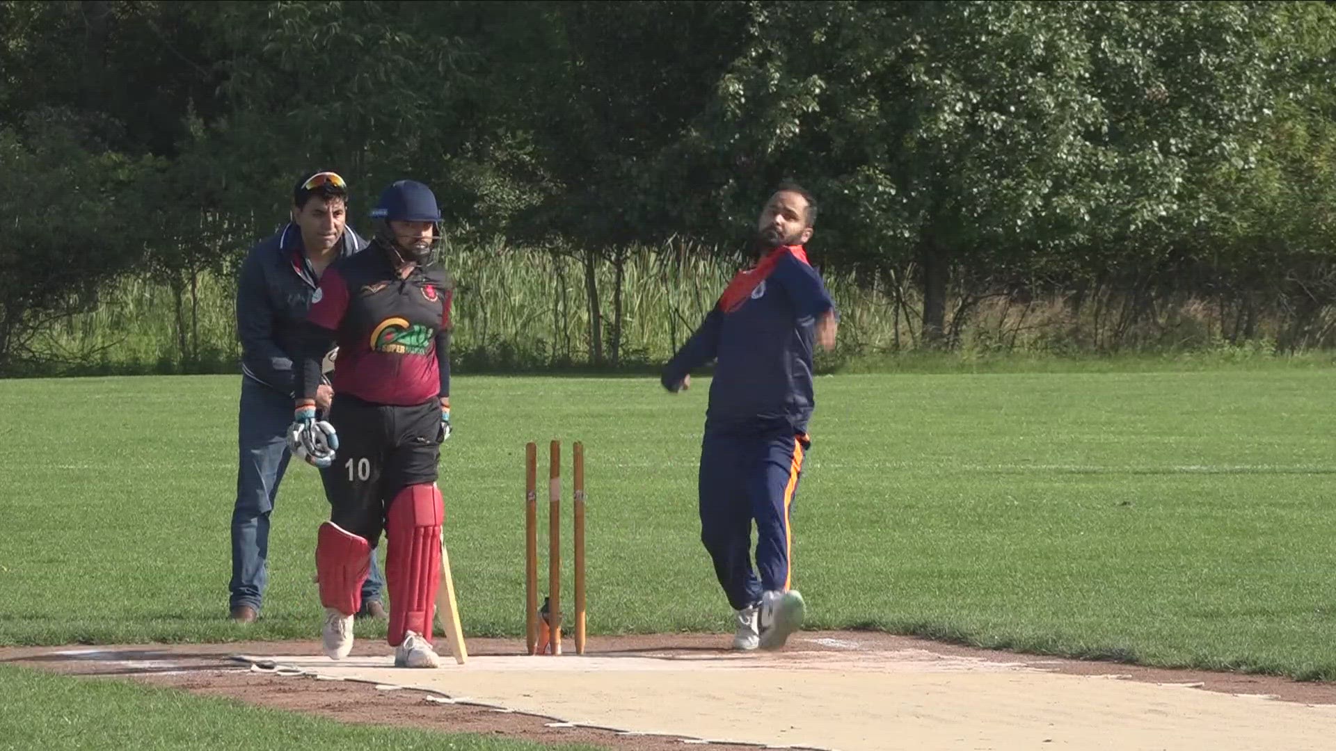 The new pitch in Amherst held its first tournament over the weekend.