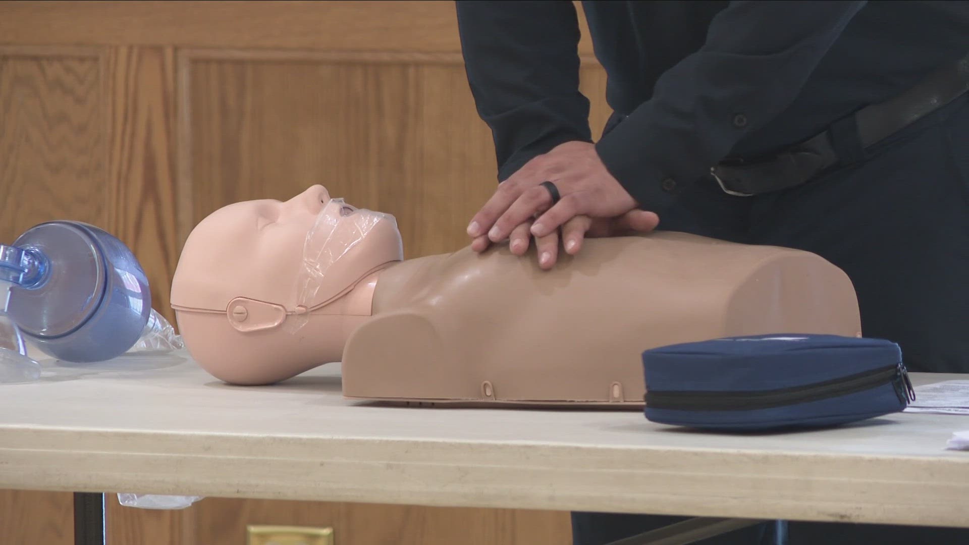 Assemblyman Bill Conrad has announced a $25,000 grant that he secured that helps pay for a free CPR training program for the community.