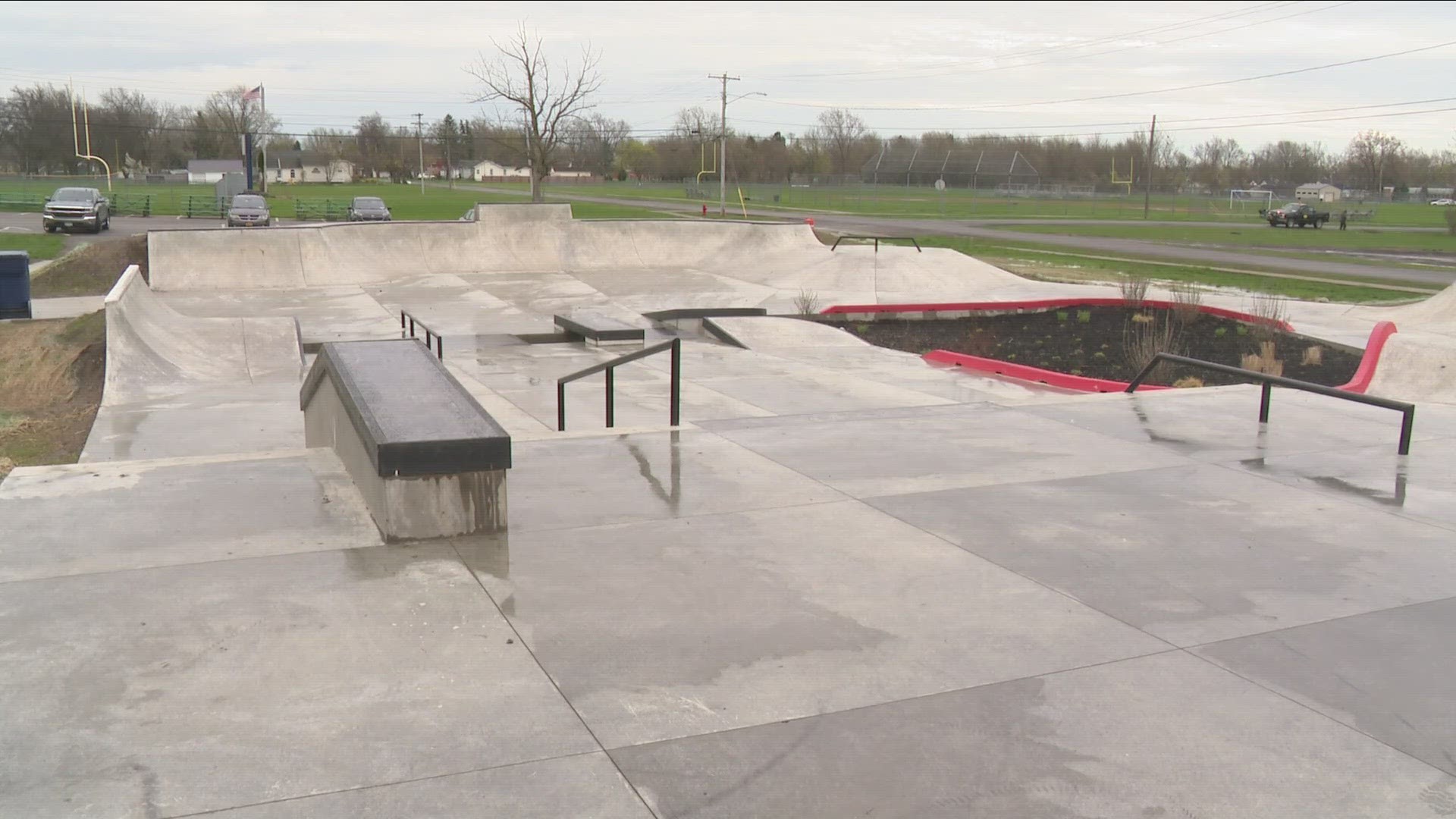 The new concrete skatepark will be opening after years of planning.