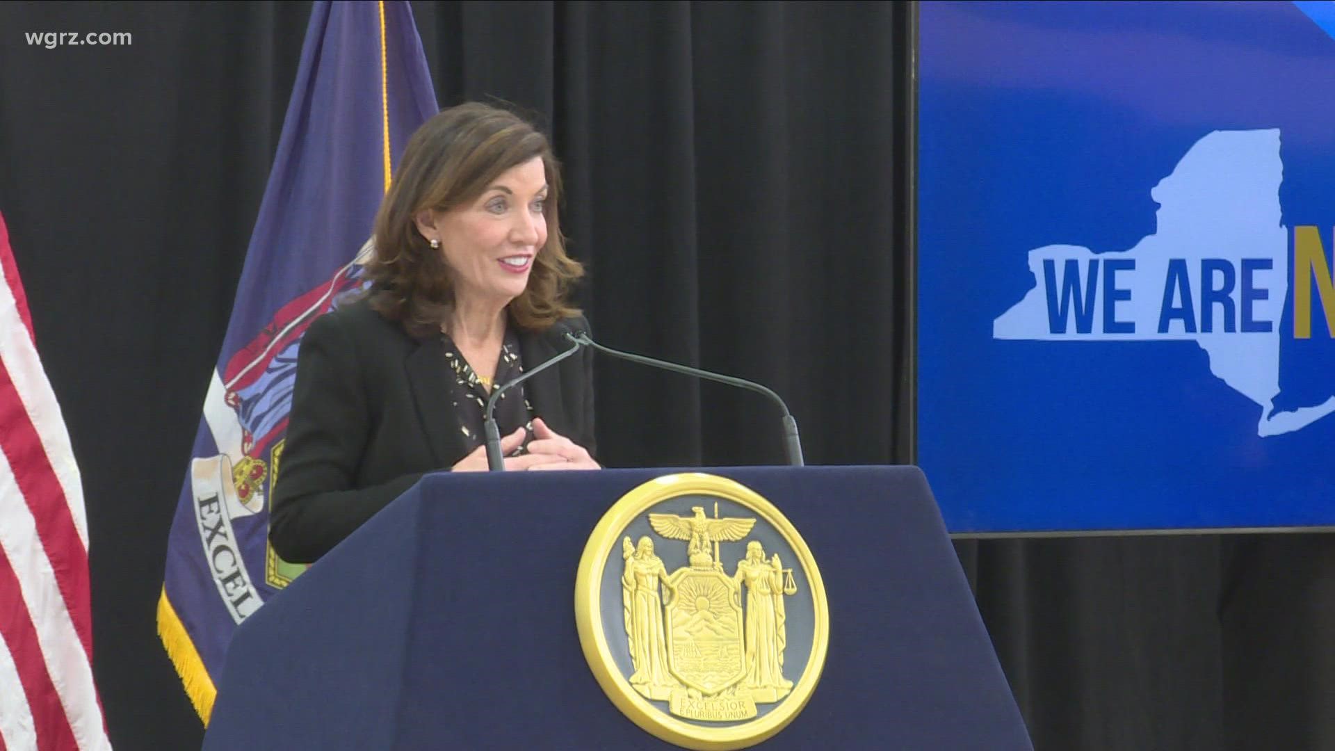 New York Governor Kathy Hochul discusses state's face mask mandate