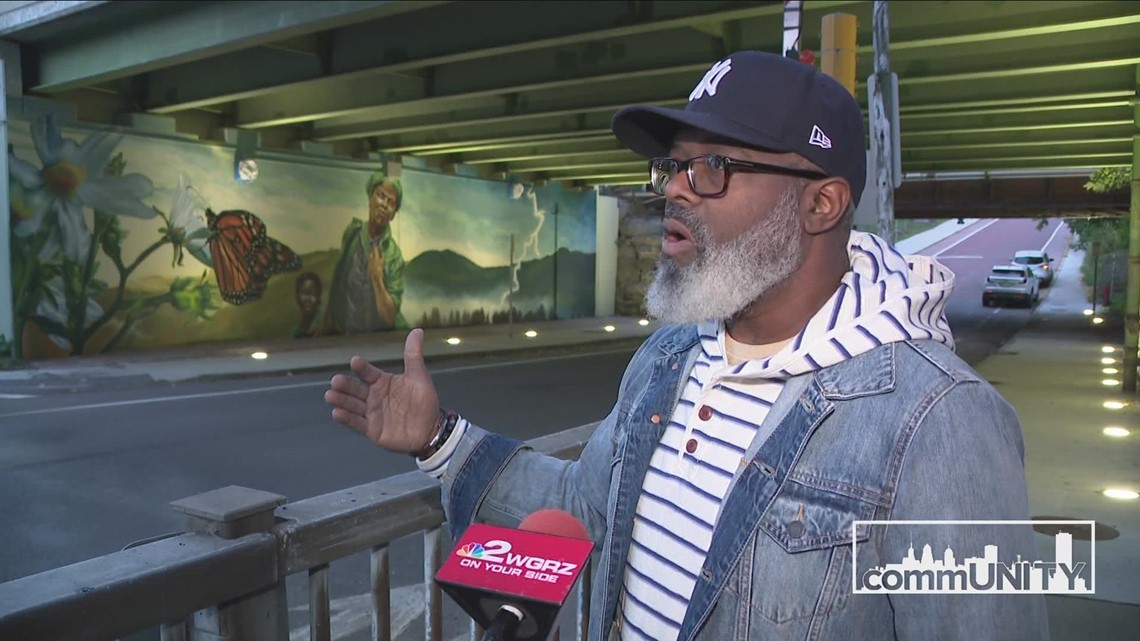 A talk with the artist behind new Harriet Tubman mural in Buffalo
