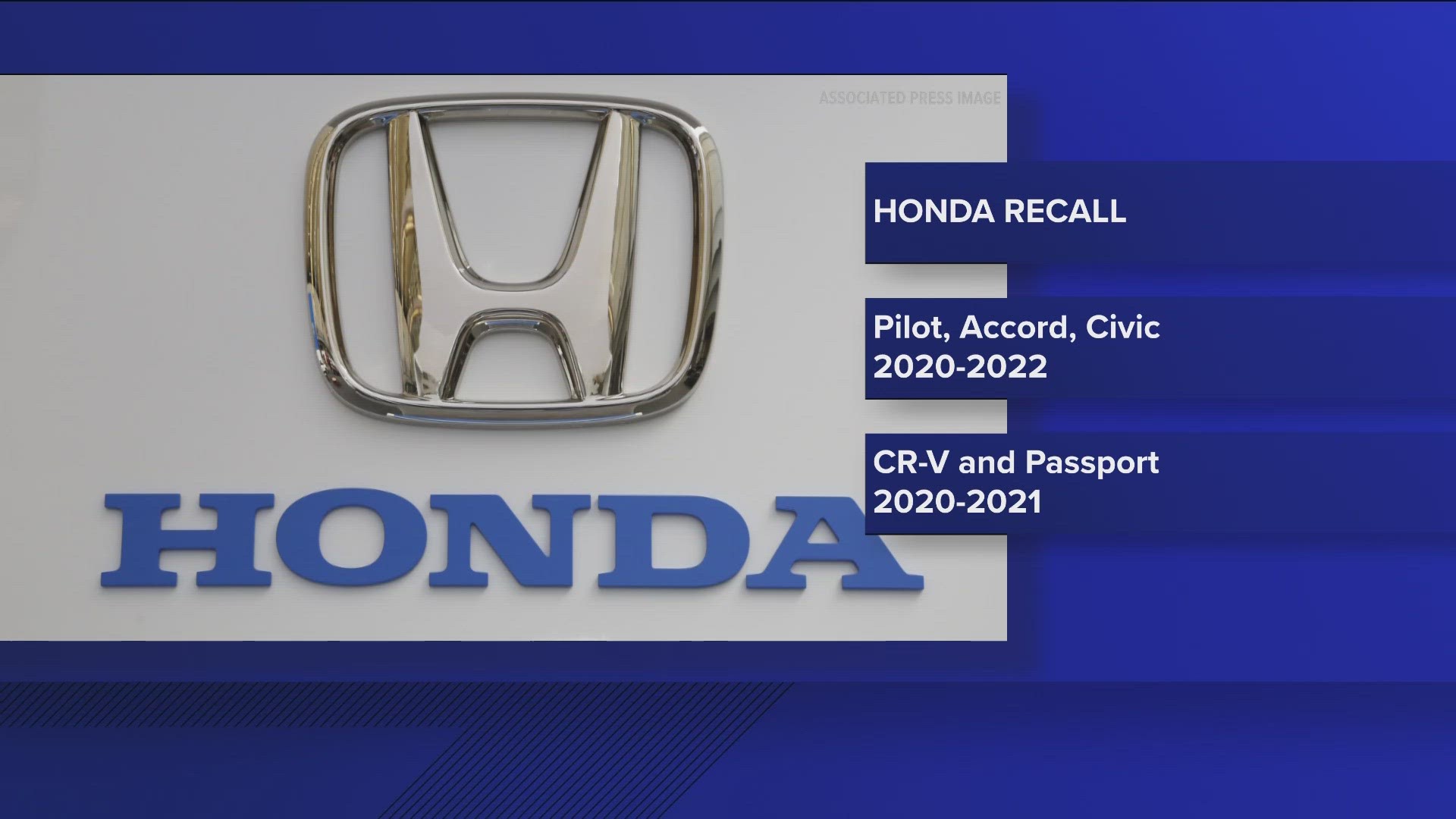 Honda issues recall on multiple 20, 21, and 22 models