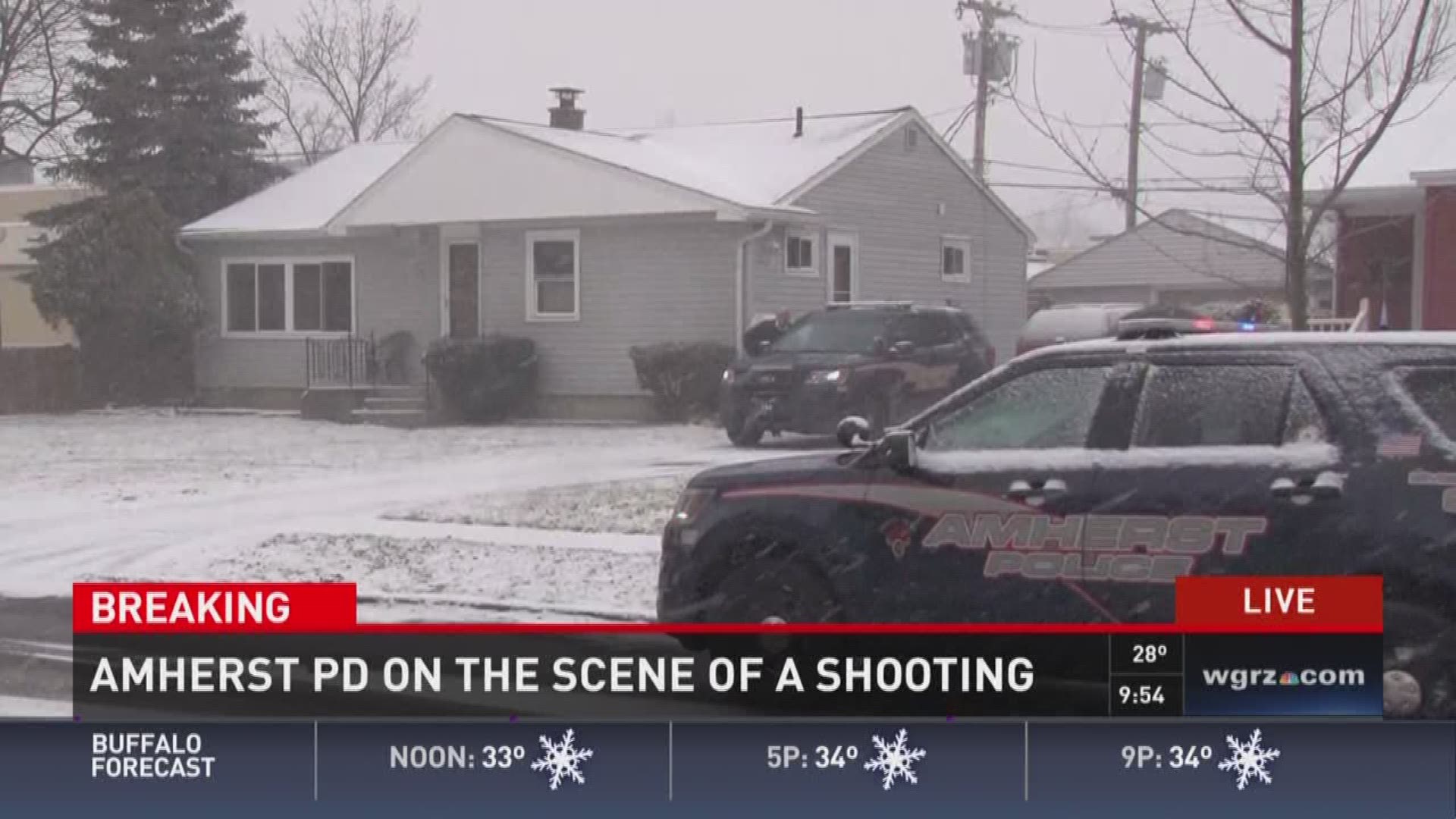 2 on Your Side has the latest on breaking news out of Amherst, where police responded to one person shot.