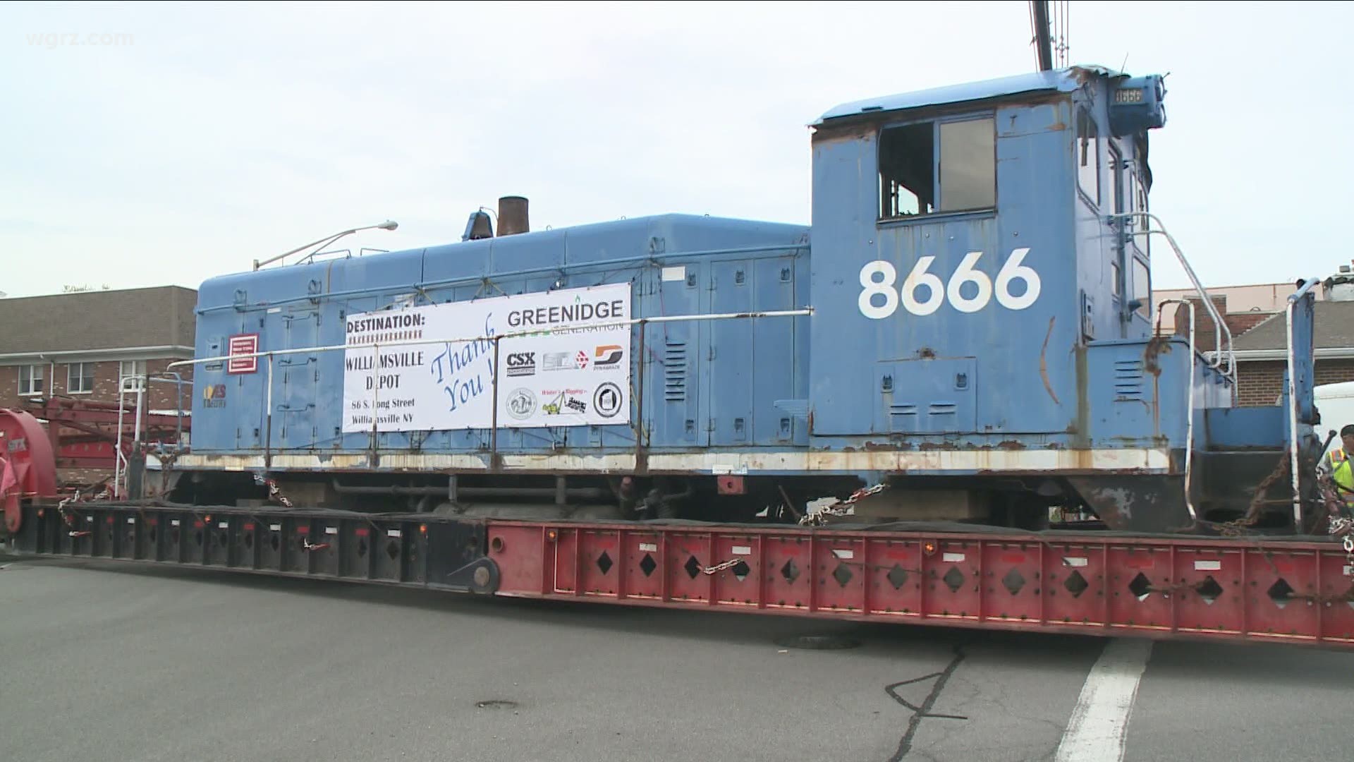 The Western New York Railway Historical Society's Vice President Marty Visciano says they're going to spend the next year restoring it.