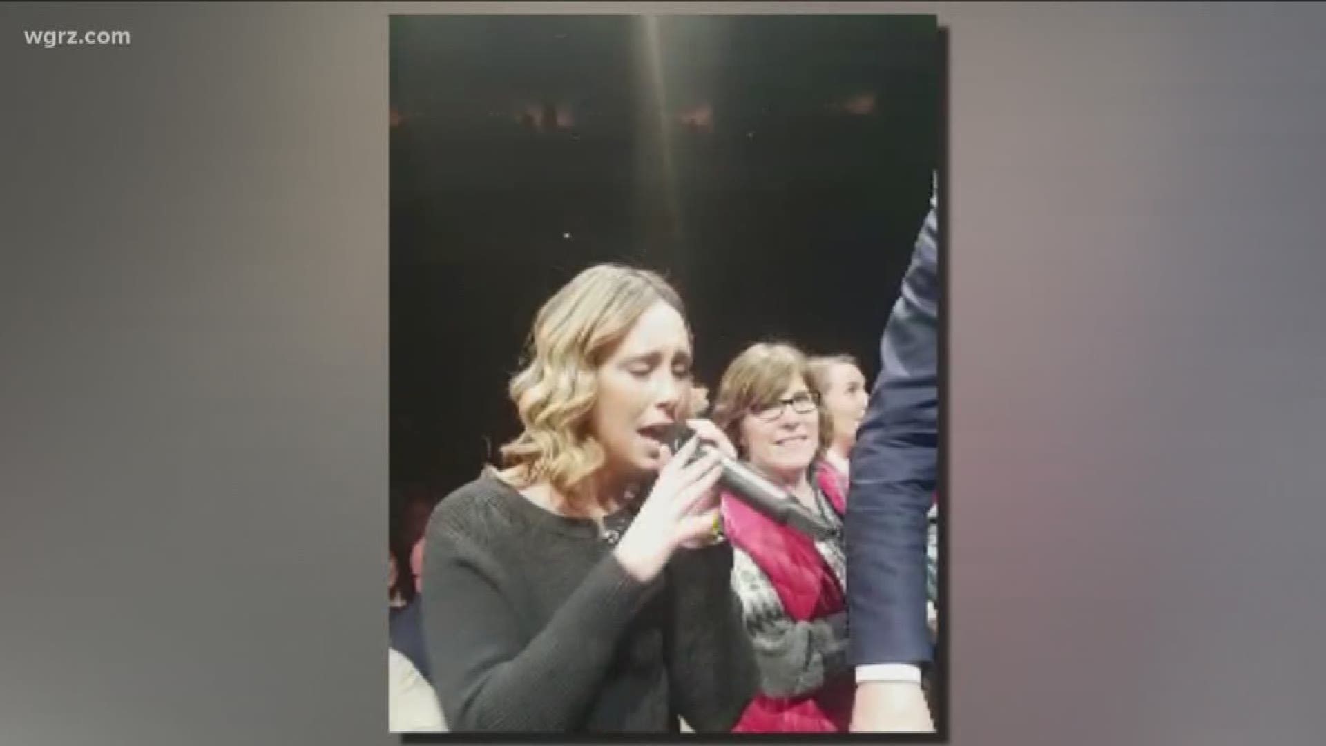 Local singer shines at Michael Buble concert