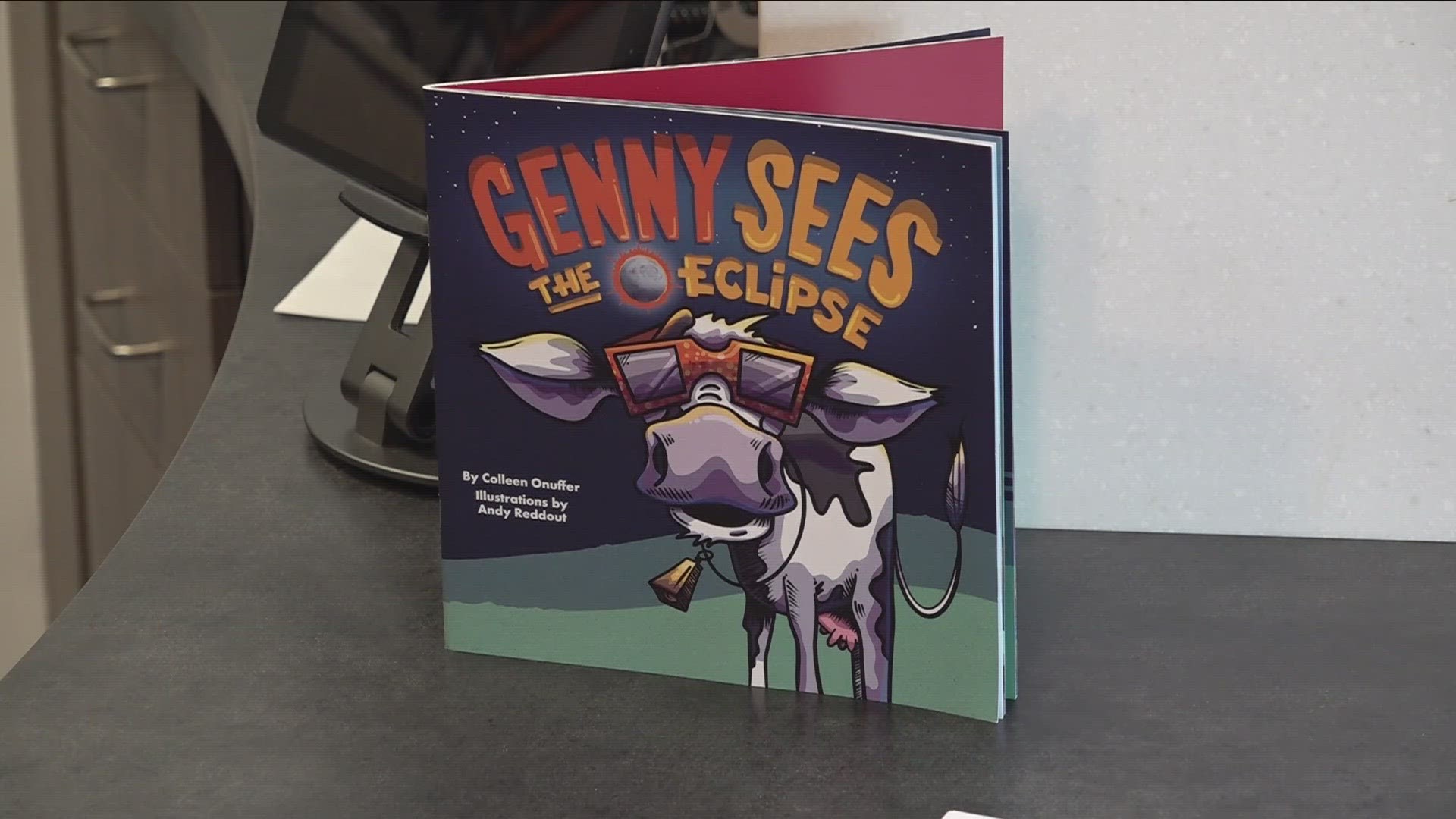 The book explains what kids (and adults) can expect during the total solar eclipse in April.