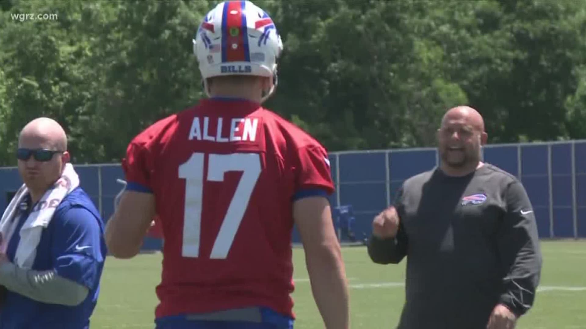 Josh Allen gets first shot with the starters