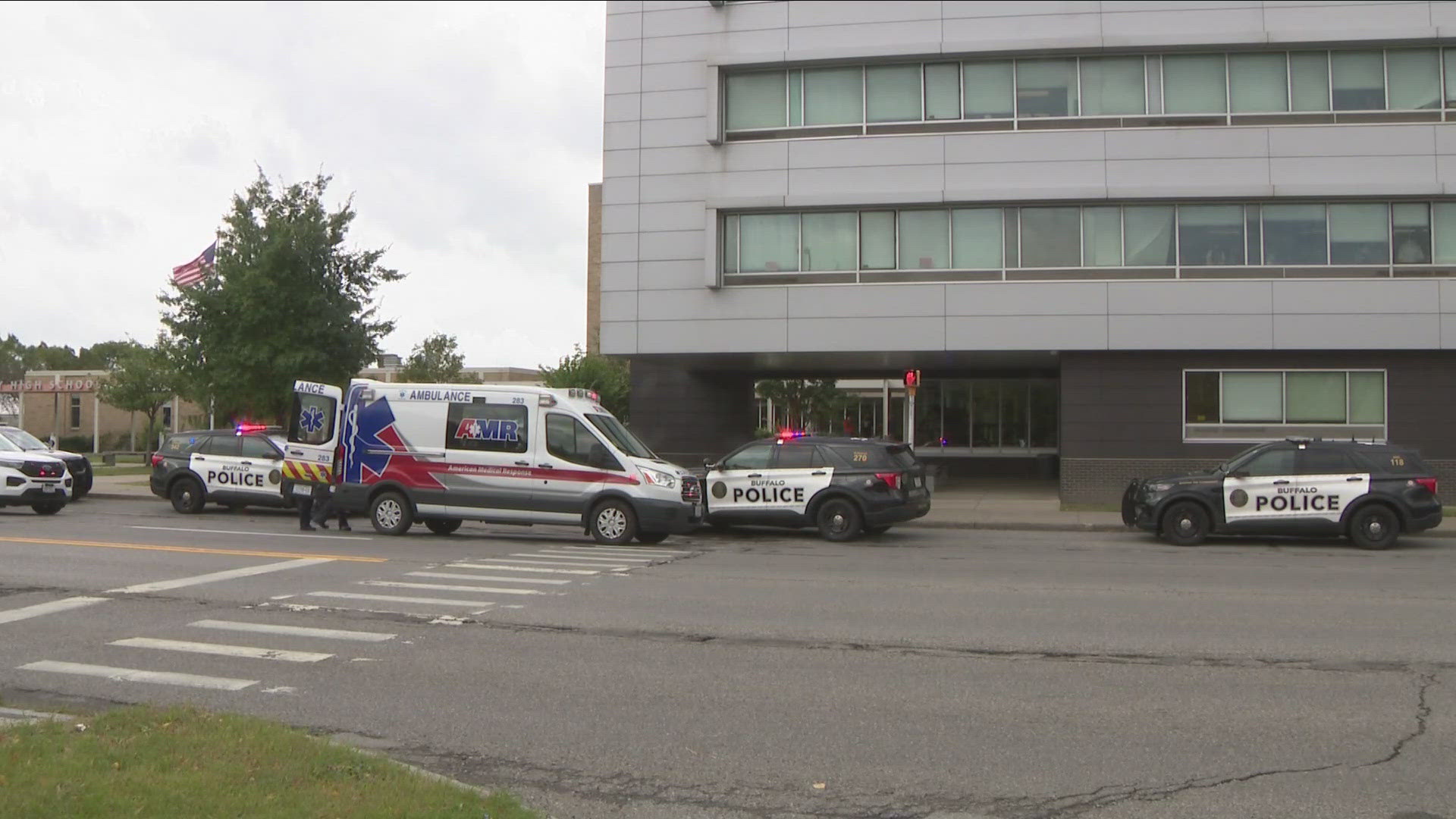 A 15-year-old boy was stabbed inside McKinley High School on Monday.