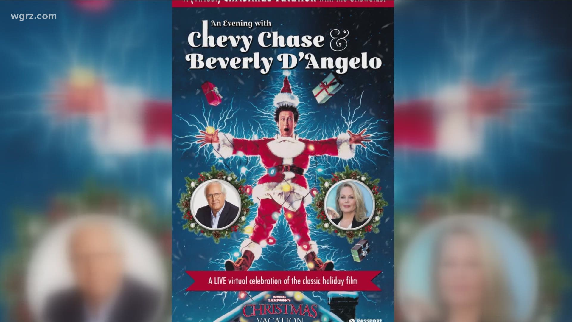 Artpark is hosting a fundraiser where you can chat with the stars of the movie 'Christmas Vacation'- Chevy Chase and Beverly D’Angelo.