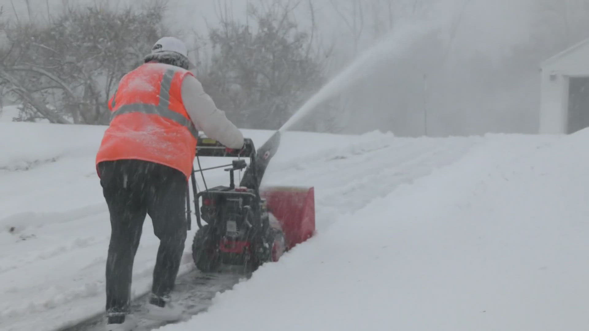 Much of the Southern Tier is dealing with a steady snowfall that has since closed the NYS Thruway from Hamburg to the state line.