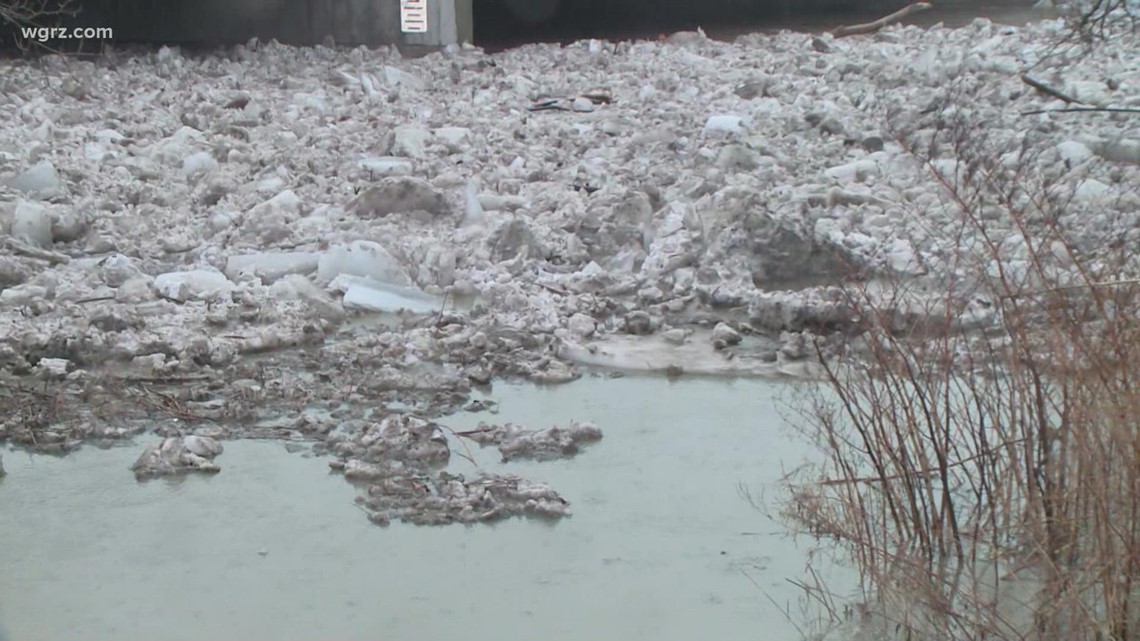 Ice Jams And Rain Causing Some Flooding Of Area Creeks | Wgrz.com