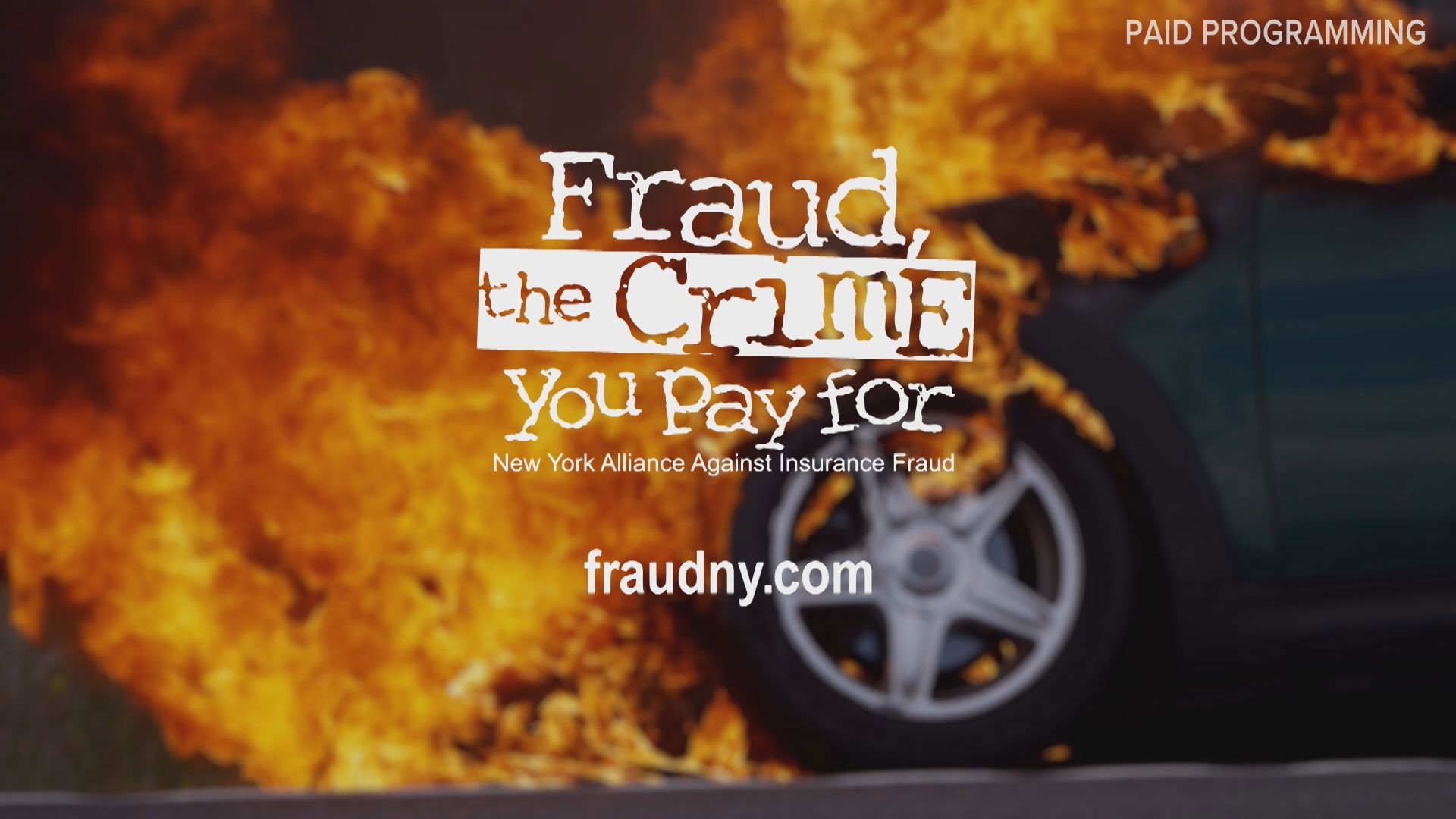 'Fraud, The Crime You Pay For' is about real-life stories of insurance fraud across New York State.  Paid for by the New York Alliance Against Insurance Fraud.