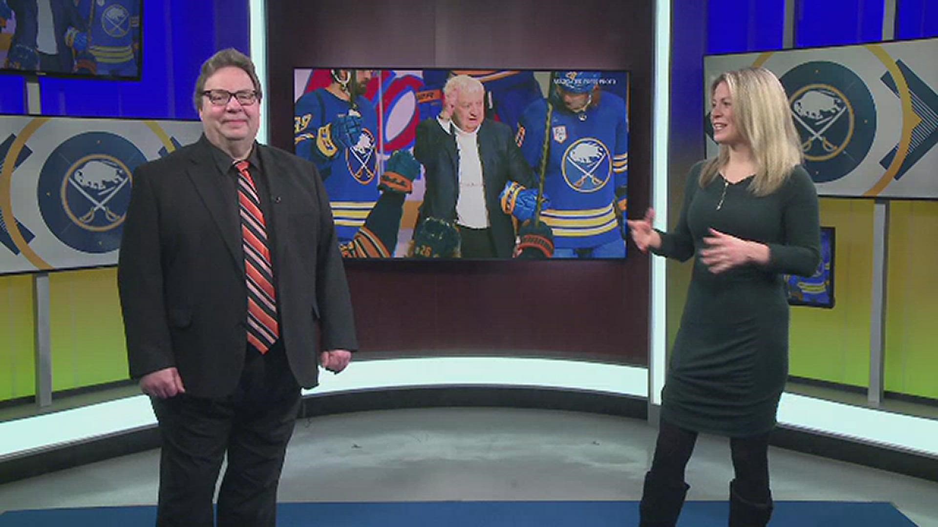 Paul Hamilton and Julianne Pelusi discuss the Sabres' recent success, and how the team honored Rick Jeanneret in the perfect way.