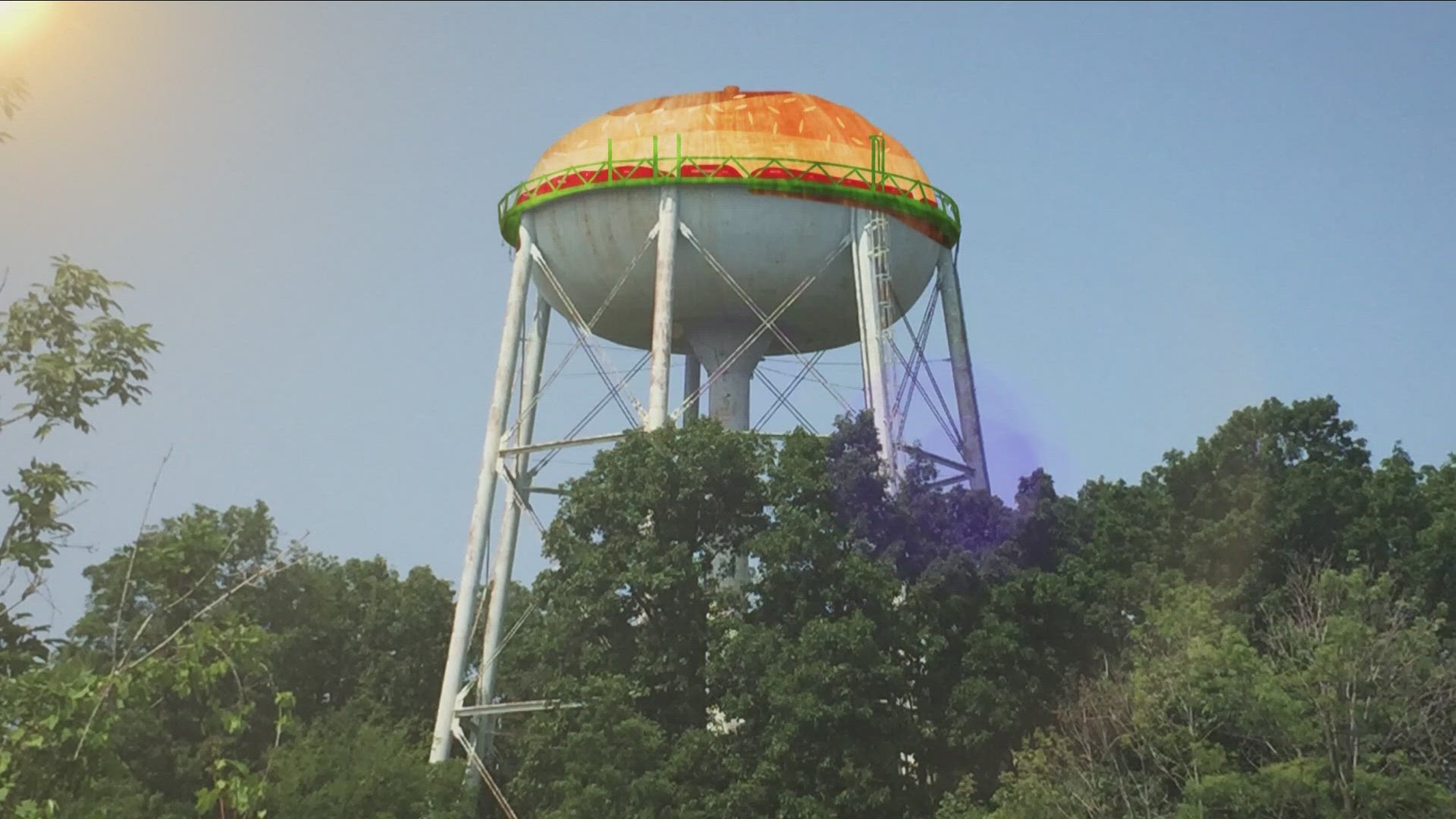 The Hamburg Town Board as made further progress towards the restoration of the water tower.