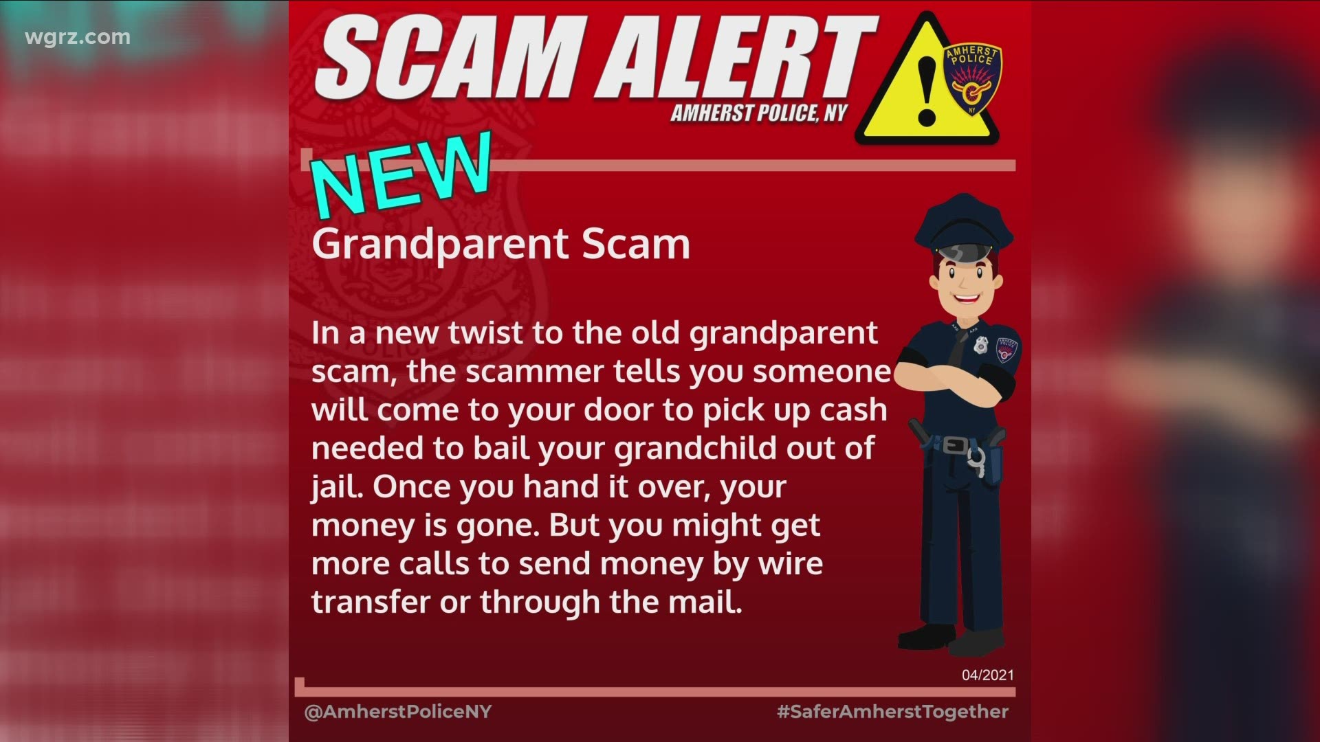 A new twist to the old grandparent scam