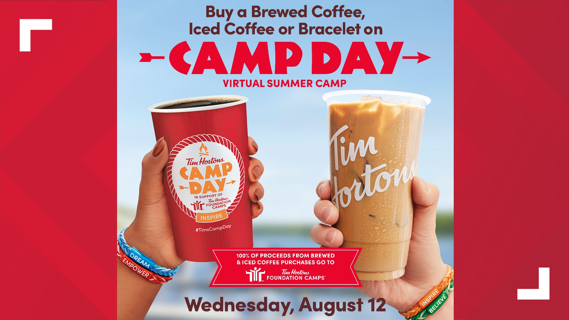 Tim Hortons hosts annual 'Camp Day' Wednesday