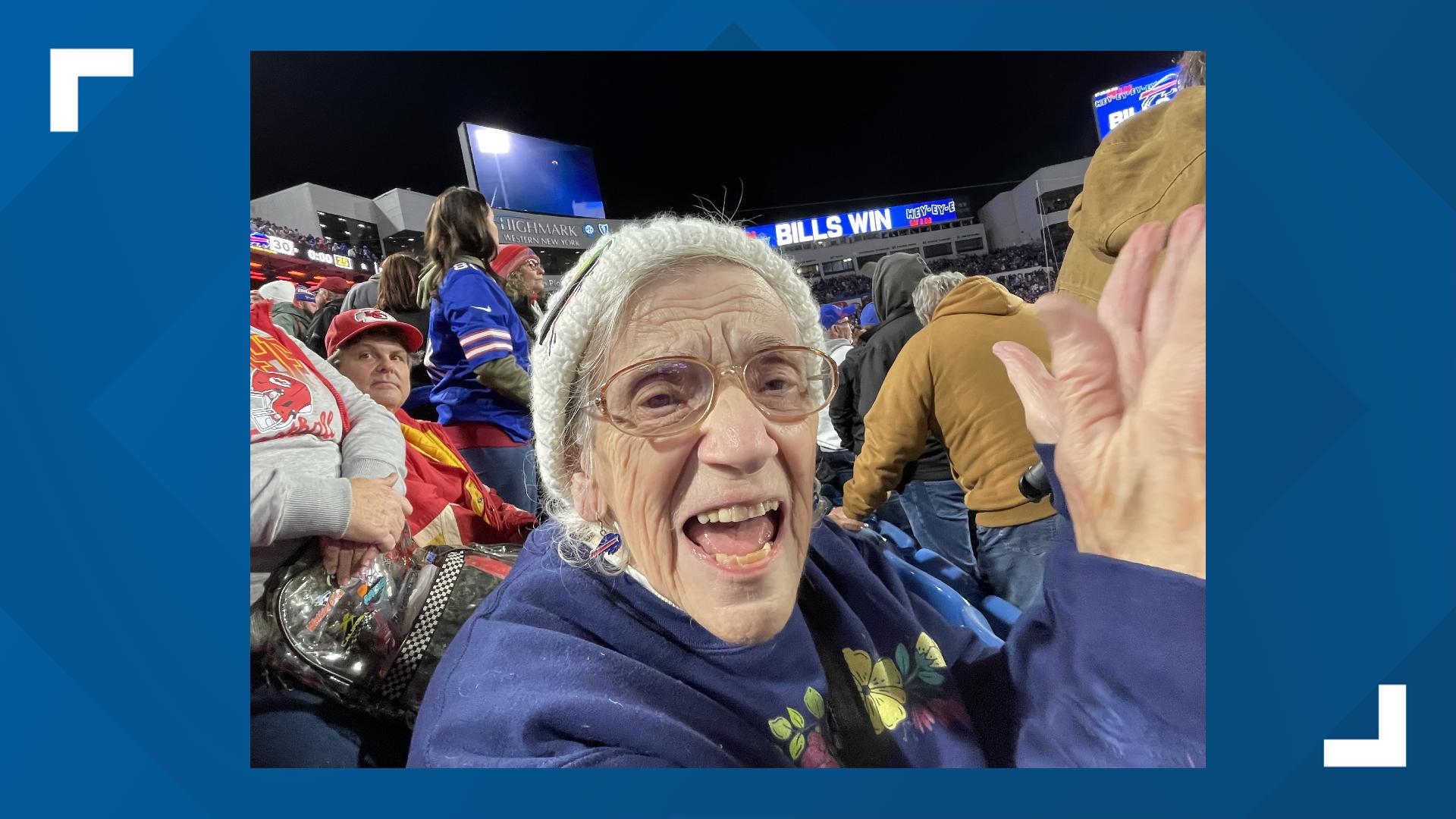 Jeanne Townsend has been a Bills fan for many years.