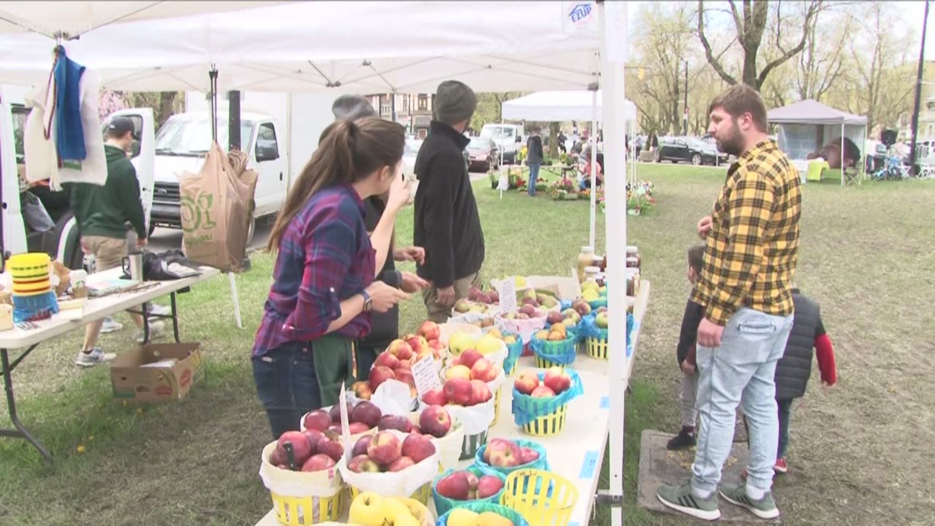 This is the 21st year for the market which runs Saturdays from 8 a.m. to 1 p.m. on Elmwood Avenue near Bidwell Parkway.