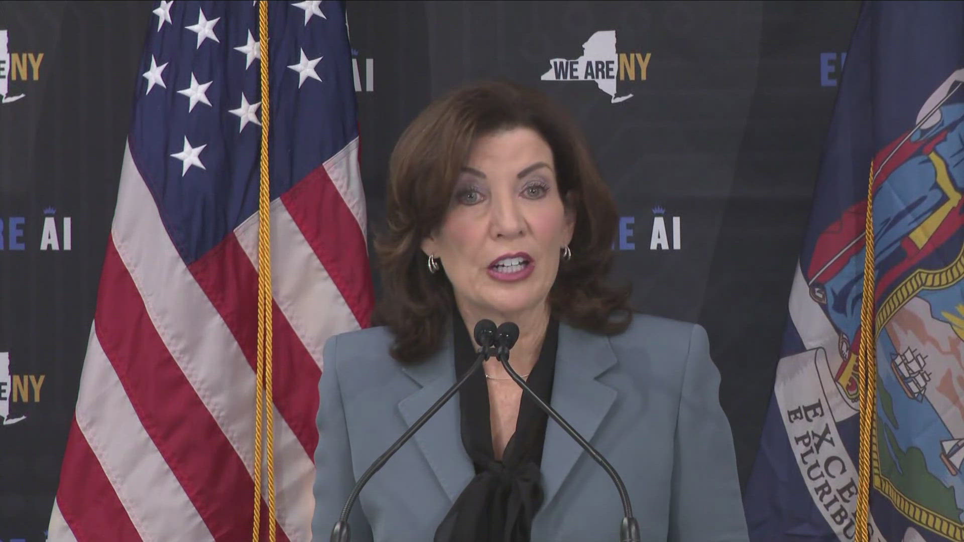 Gov. Kathy Hochul makes an AI investment announcement 10/11/24