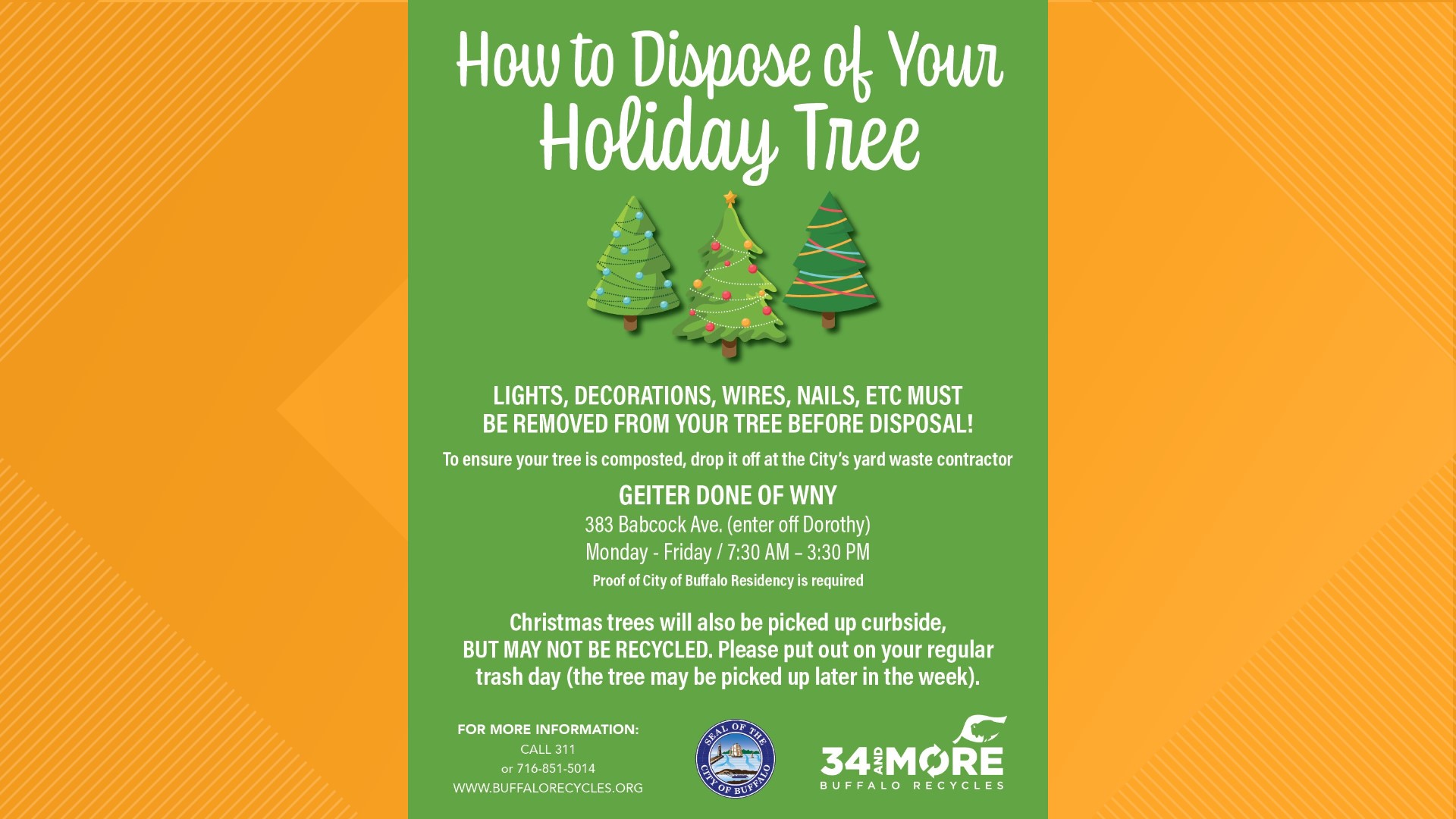 How to dispose of your Christmas tree | wgrz.com