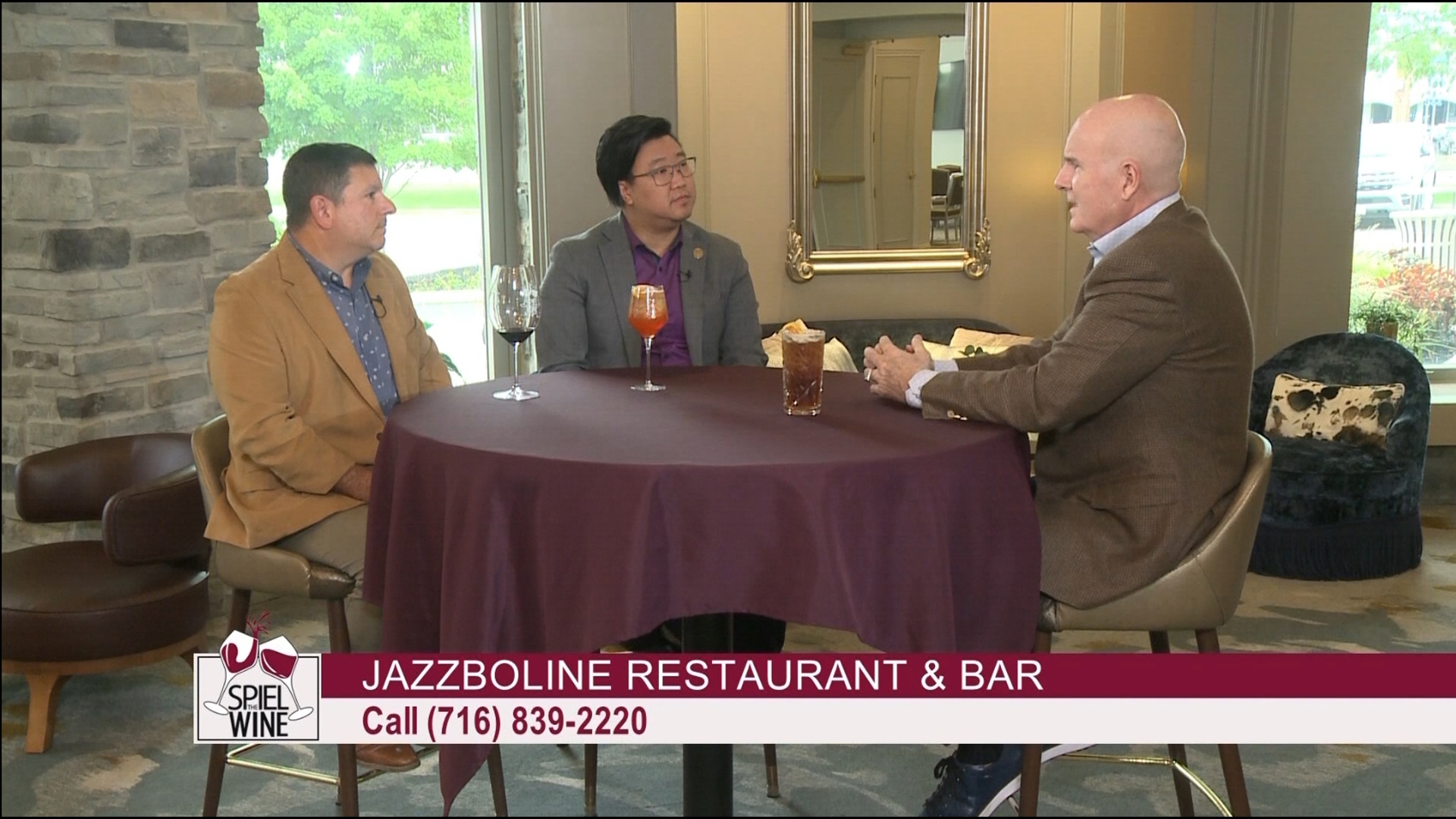 Spiel the Wine - October 25 - Segment 3 THIS VIDEO IS SPONSORED BY JAZZBOLINE RESTAURANT & BAR