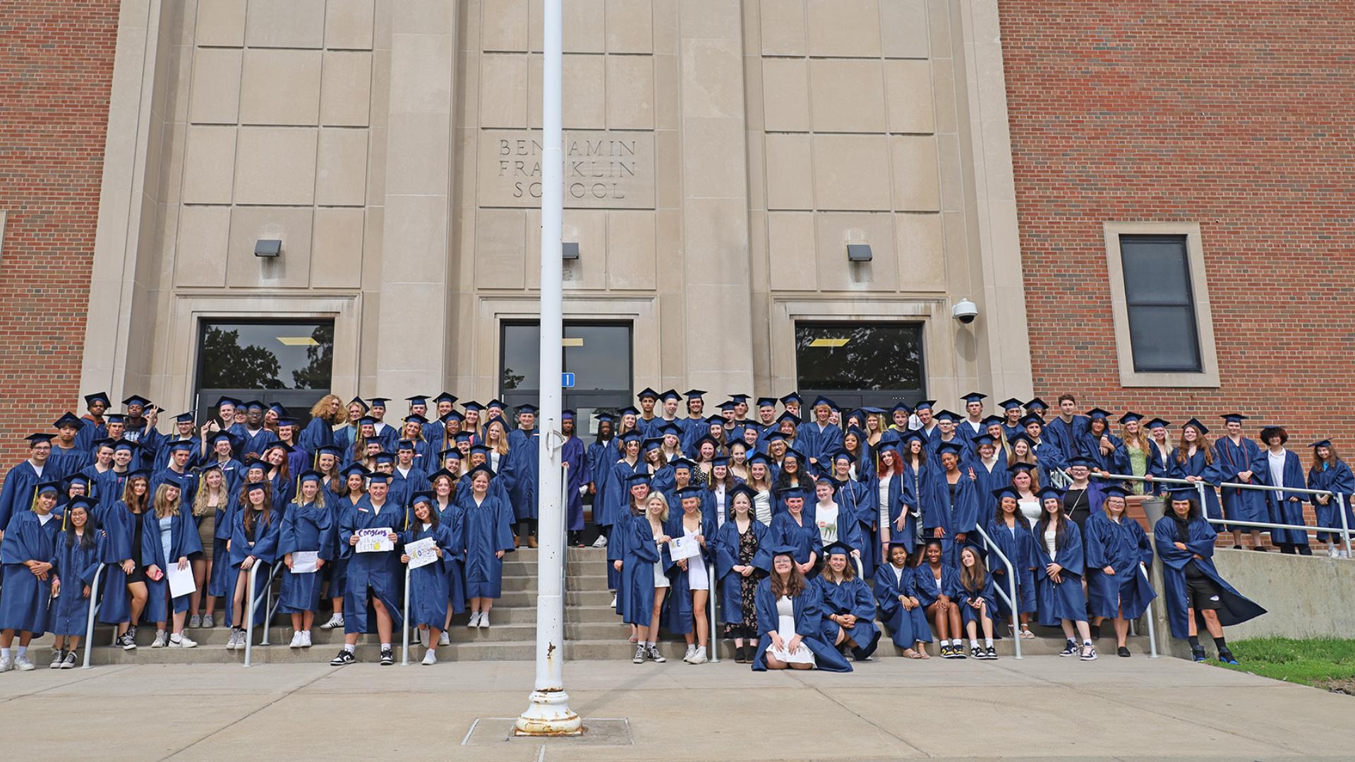 Kenmore East High School seniors participated in a graduation walk at Edison and Franklin elementary schools (VIDEO: Ken-Ton School District)