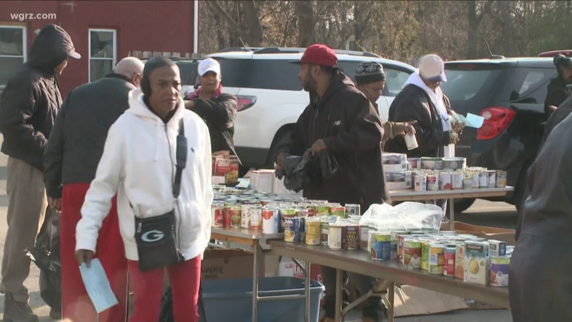 Buffalo Fathers Donates Food To Families With A Pantry On Wheels