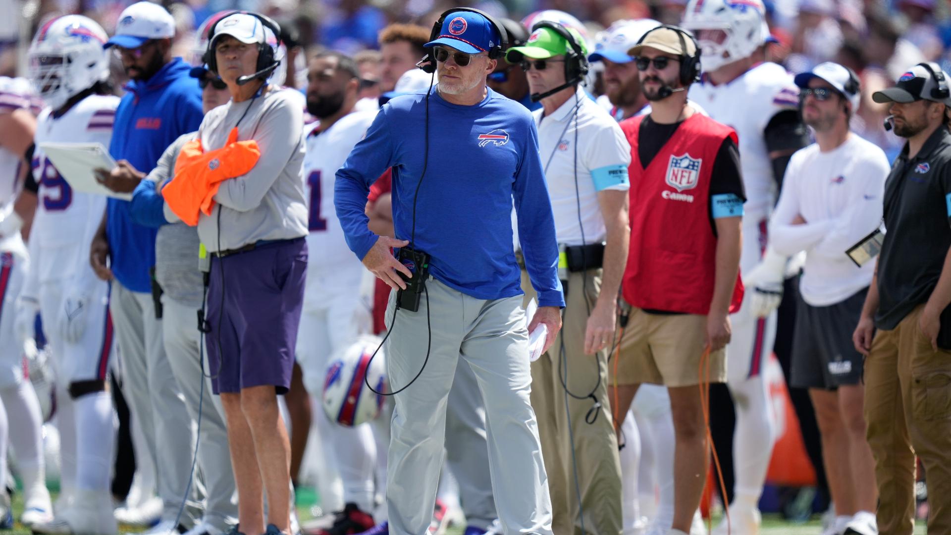 Even with the starters playing only about a quarter, the Bills performance overall not up to the team's standard according to Sean McDermott.