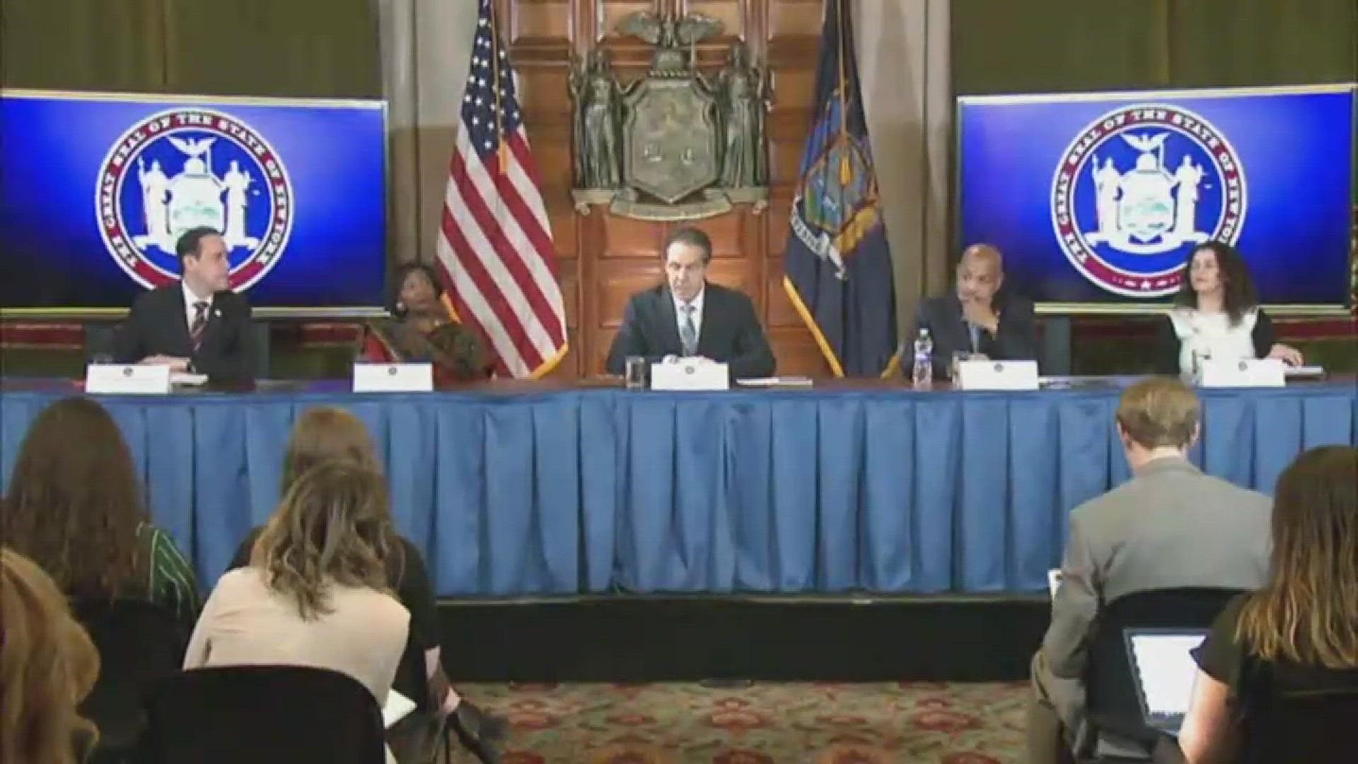 Gov. Cuomo confirms 2nd case of coronavirus in NYS; 2 Buffalo families being tested.  The families recently traveled to Italy and are currently isolated at home.