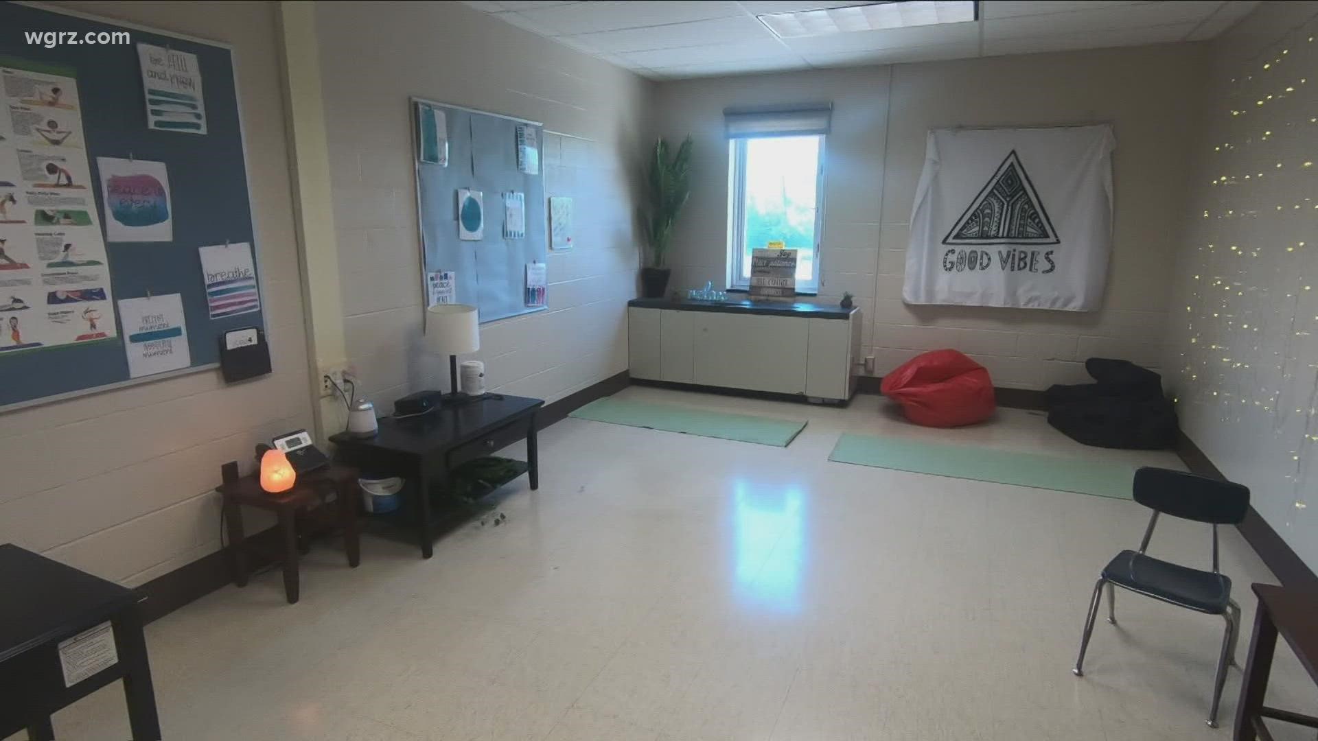 Daybreak's Alexandra Rios takes us to West Hertel Academy in Buffalo to check out their mindfulness room and see how it helps their mental health.