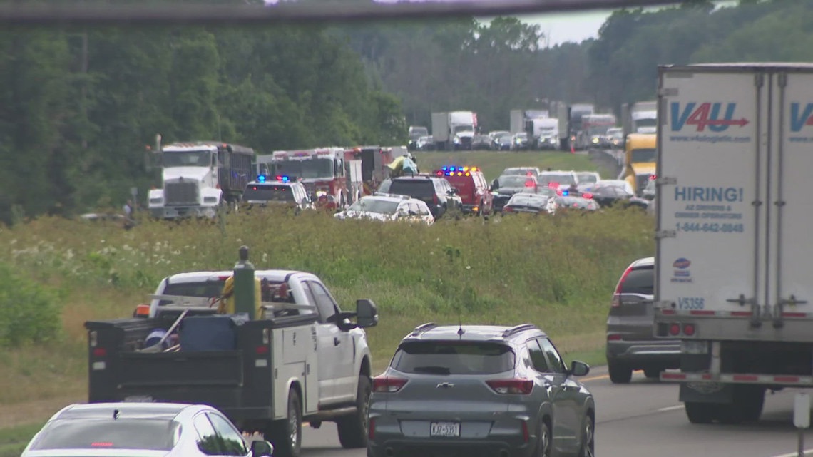 A day long manhunt for a murder suspect ended with a crash on the 90 ...