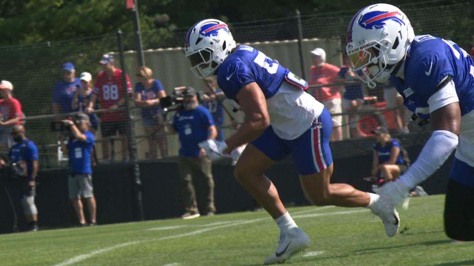Bills Take 2: Benford, Milano highlight first practice in pads of ...