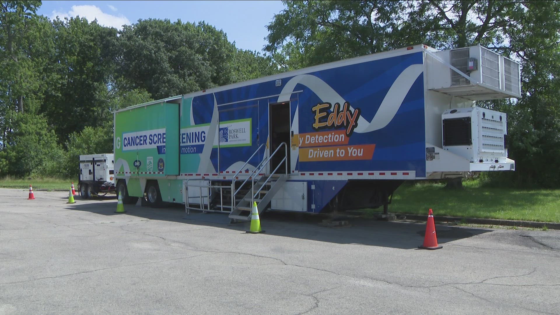 'Early Detection Driven to You' a mobile lung cancer screening unit on wheels