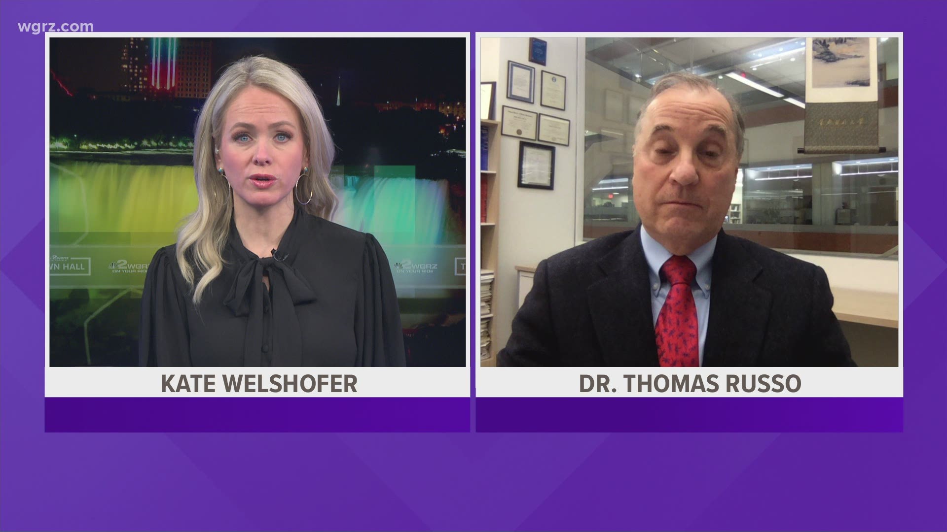 Dr. Thomas Russo, the University at Buffalo's chief of infectious diseases, joined our Town Hall to discuss the relaxing of COVID restrictions. across the state.