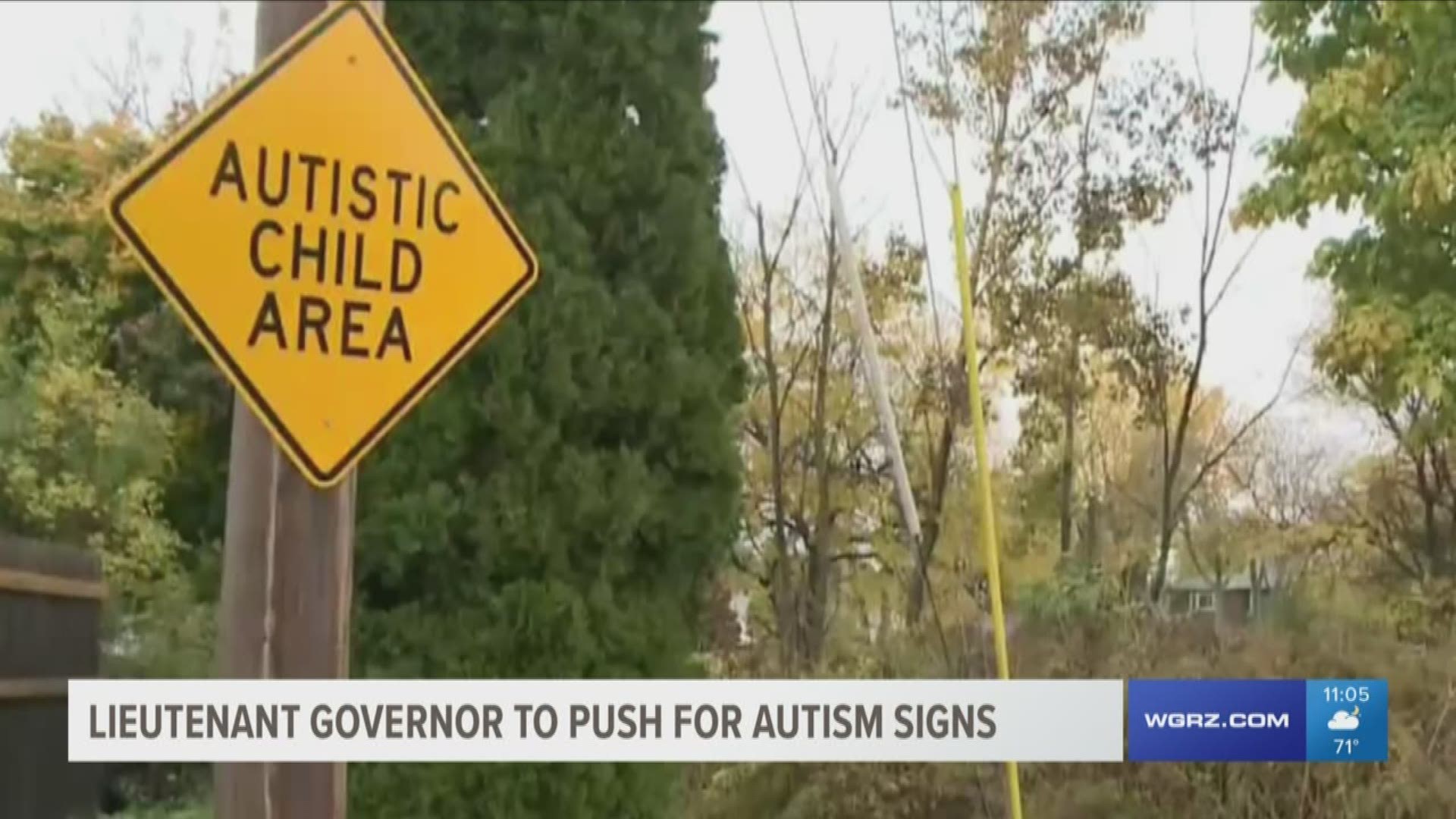 Lieutenant Governor Kathy Hochul said she will push for Autism signs