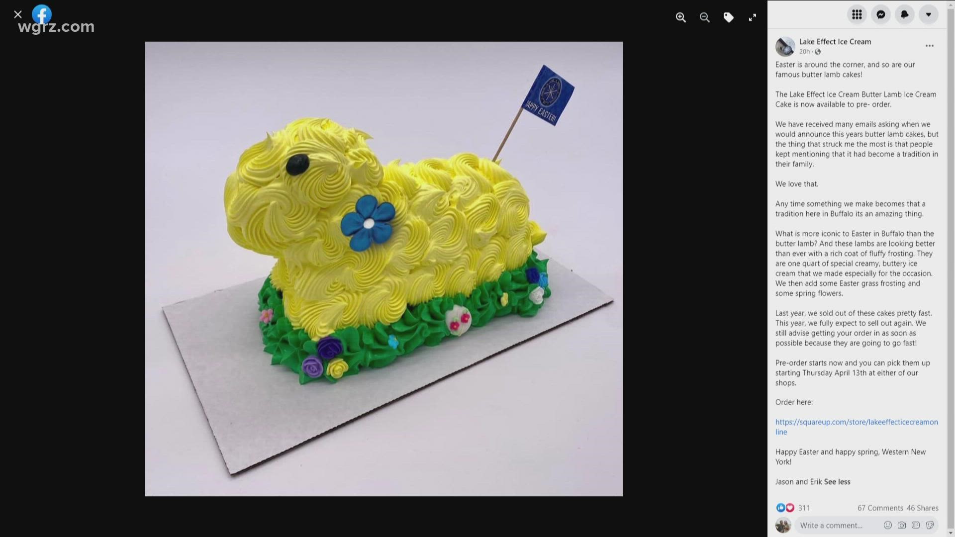 Butter Lamb ice cream cakes at Lake Effect