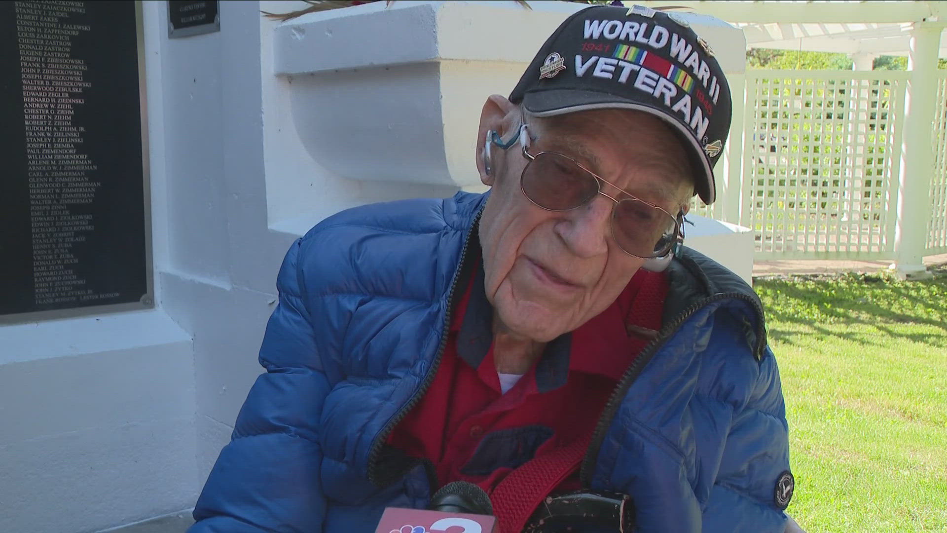 Richard Kyle, a North Tonawanda man who is 102 years old, served with the Army Air Corps as a ground support crew member for B-17 bomber crews.