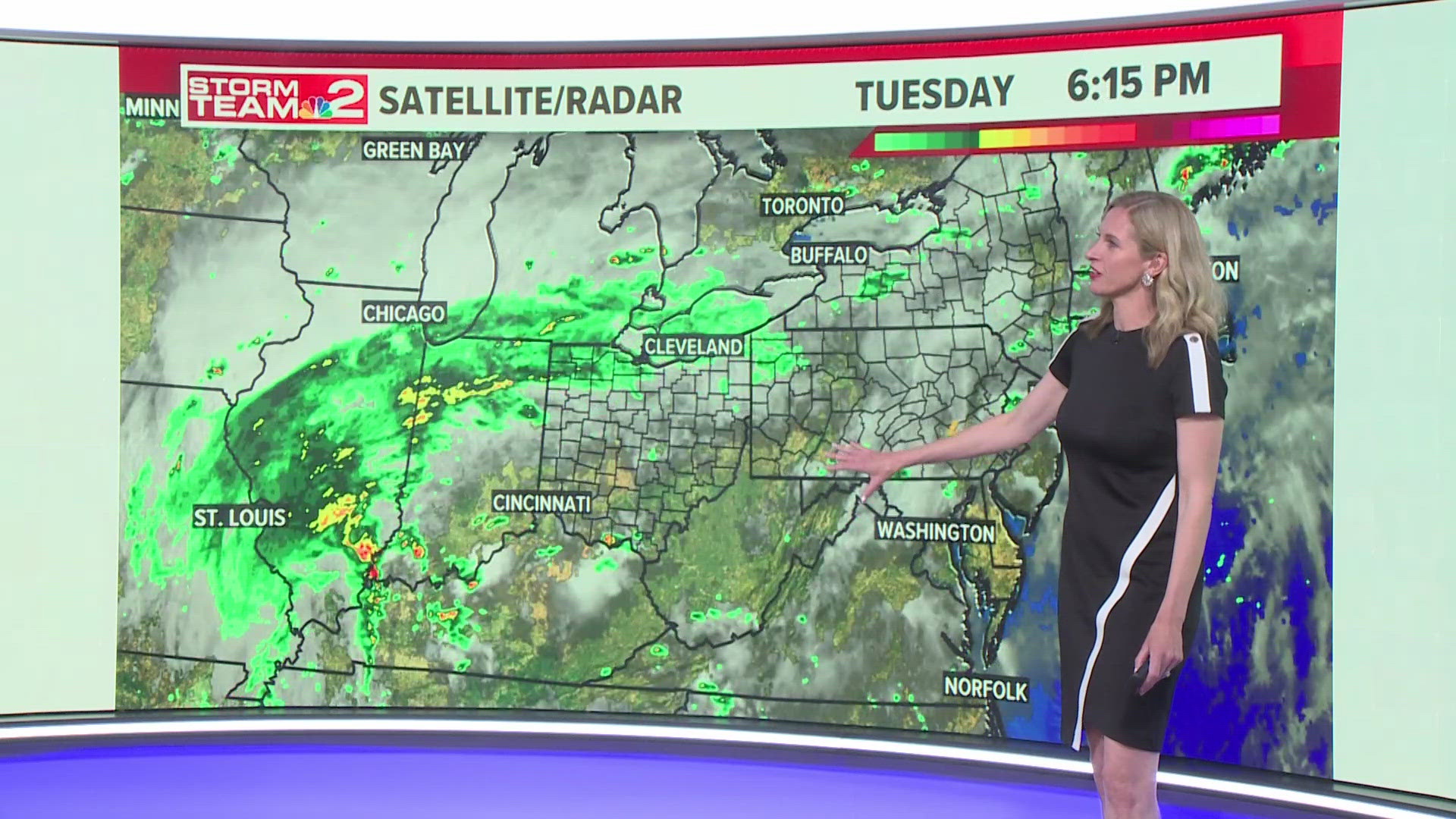 Storm Team 2 Jennifer Stanonis has your evening forecast for Tuesday, July 9, 2024