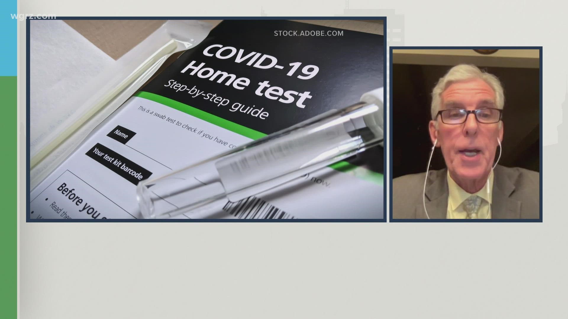 Dr. Timothy Murphy of the University at Buffalo's Jacobs School of Medicine joined our Town Hall to discuss at-home COVID tests. How accurate are they?