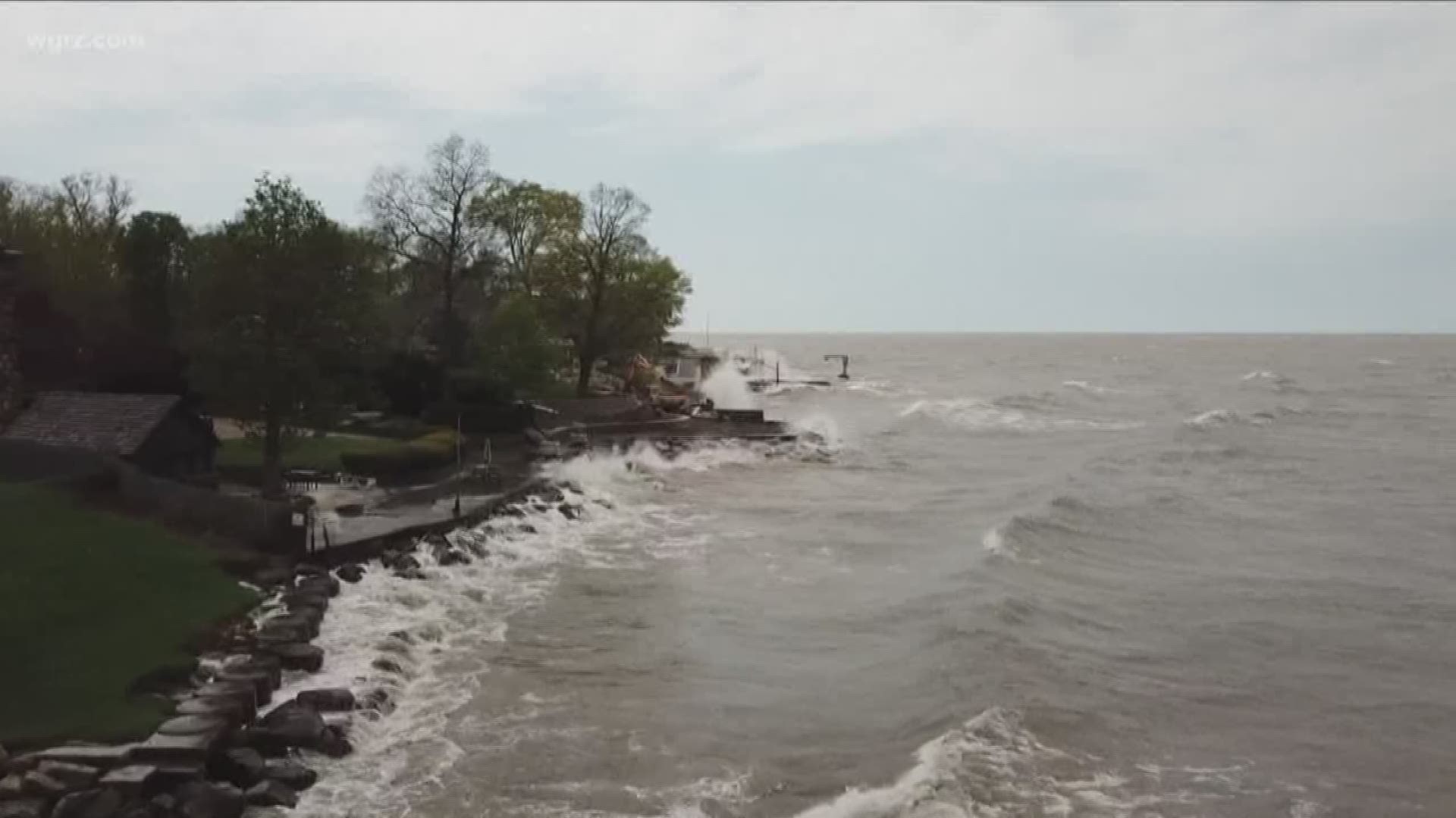 Lake Erie Flooding Parts Of Ohio, Michigan