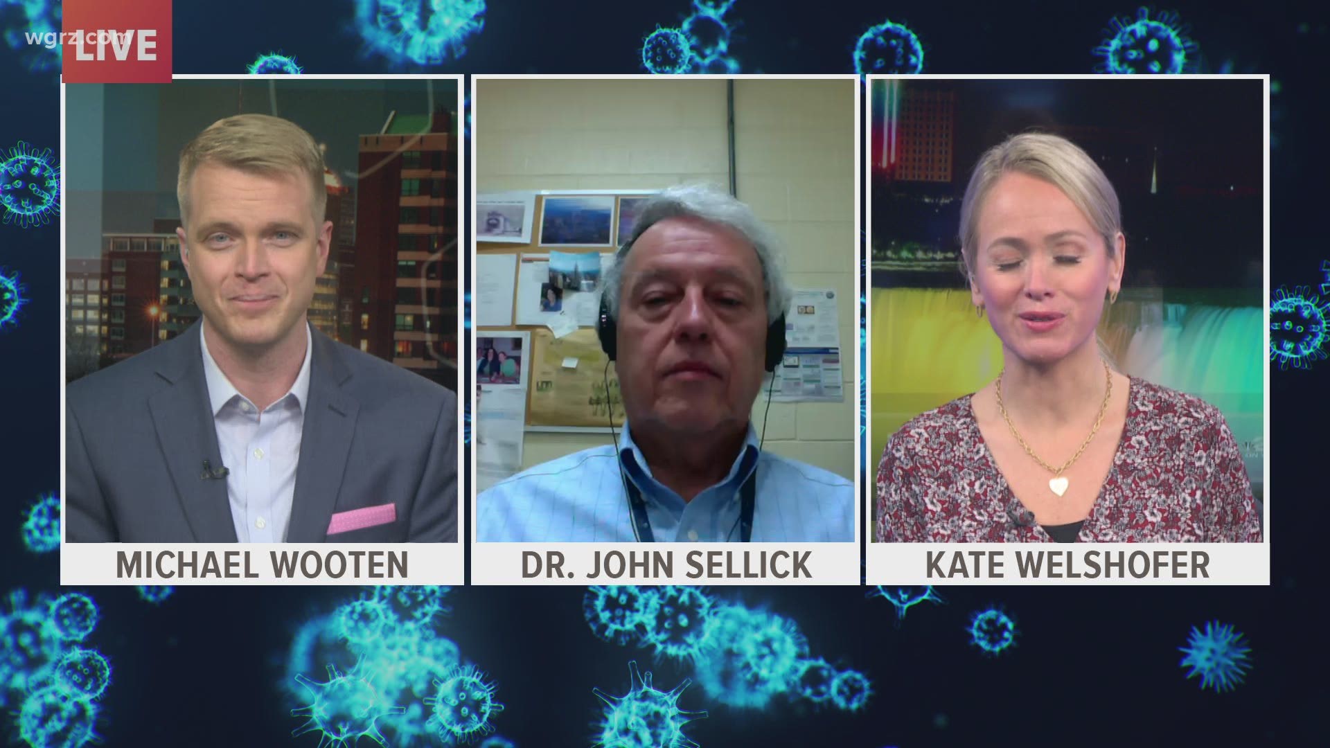 Doctor John Sellick, an epidemiologist at Kaleida Health joins our town hall to discuss the vaccine.