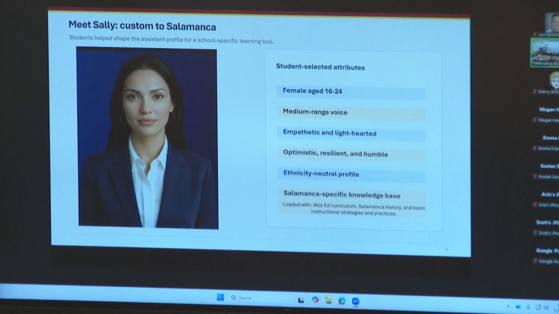 AI classroom robot plan put on hold in Salamanca