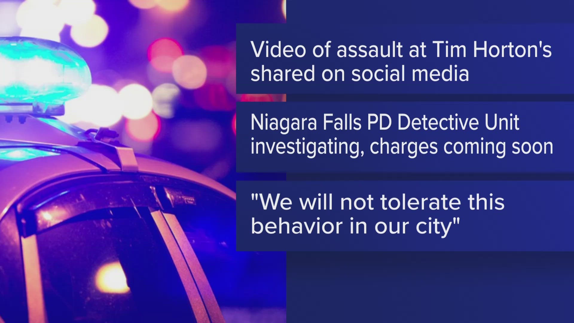 Niagara Falls police are investigating an assault over the weekend