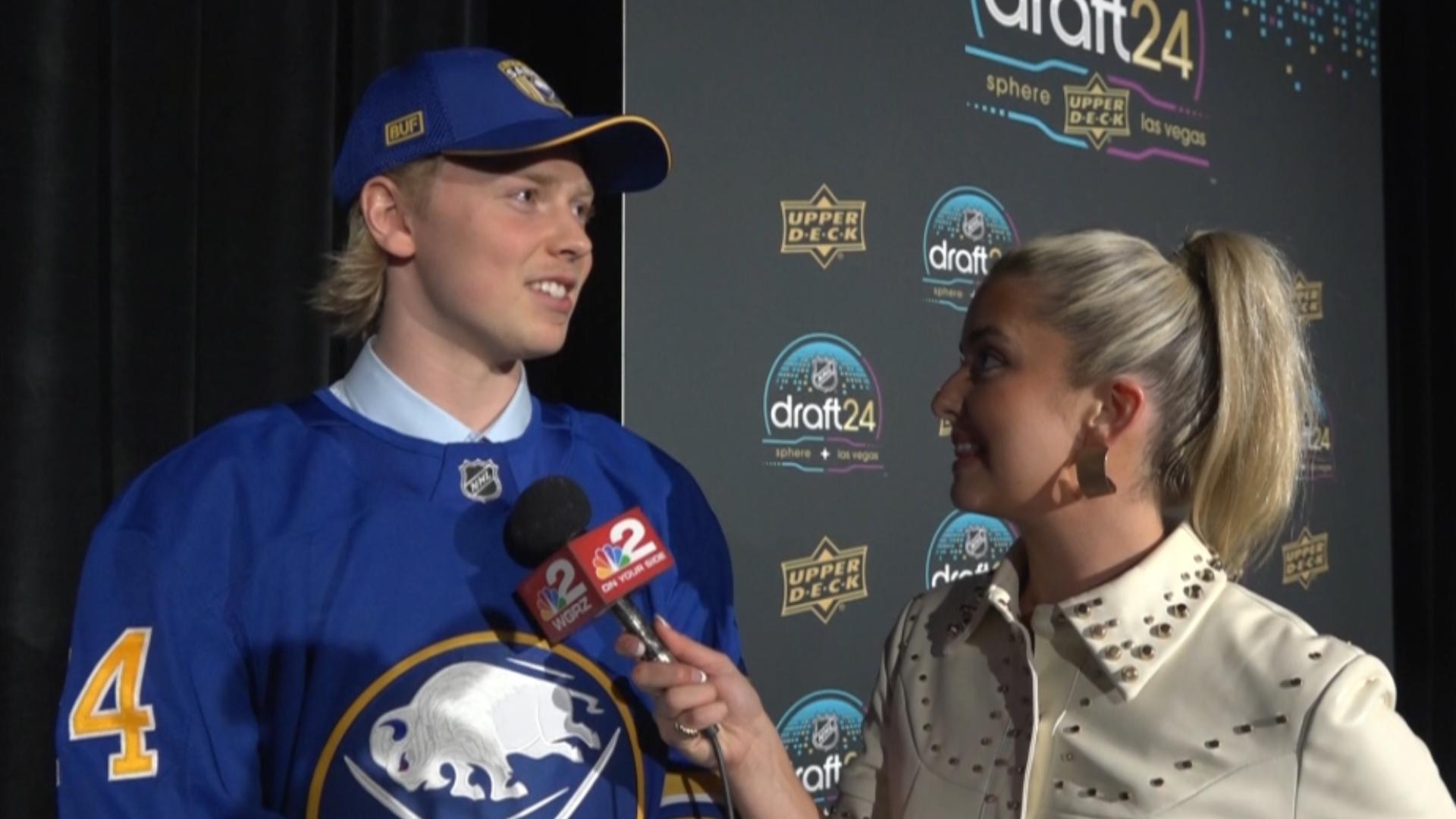 NHL Draft: Get 2 Know Sabres first-round pick Konsta Helenius. 2 On Your Side's Lindsey Moppert talks to Buffalo's top pick in the 2024 NHL Draft.