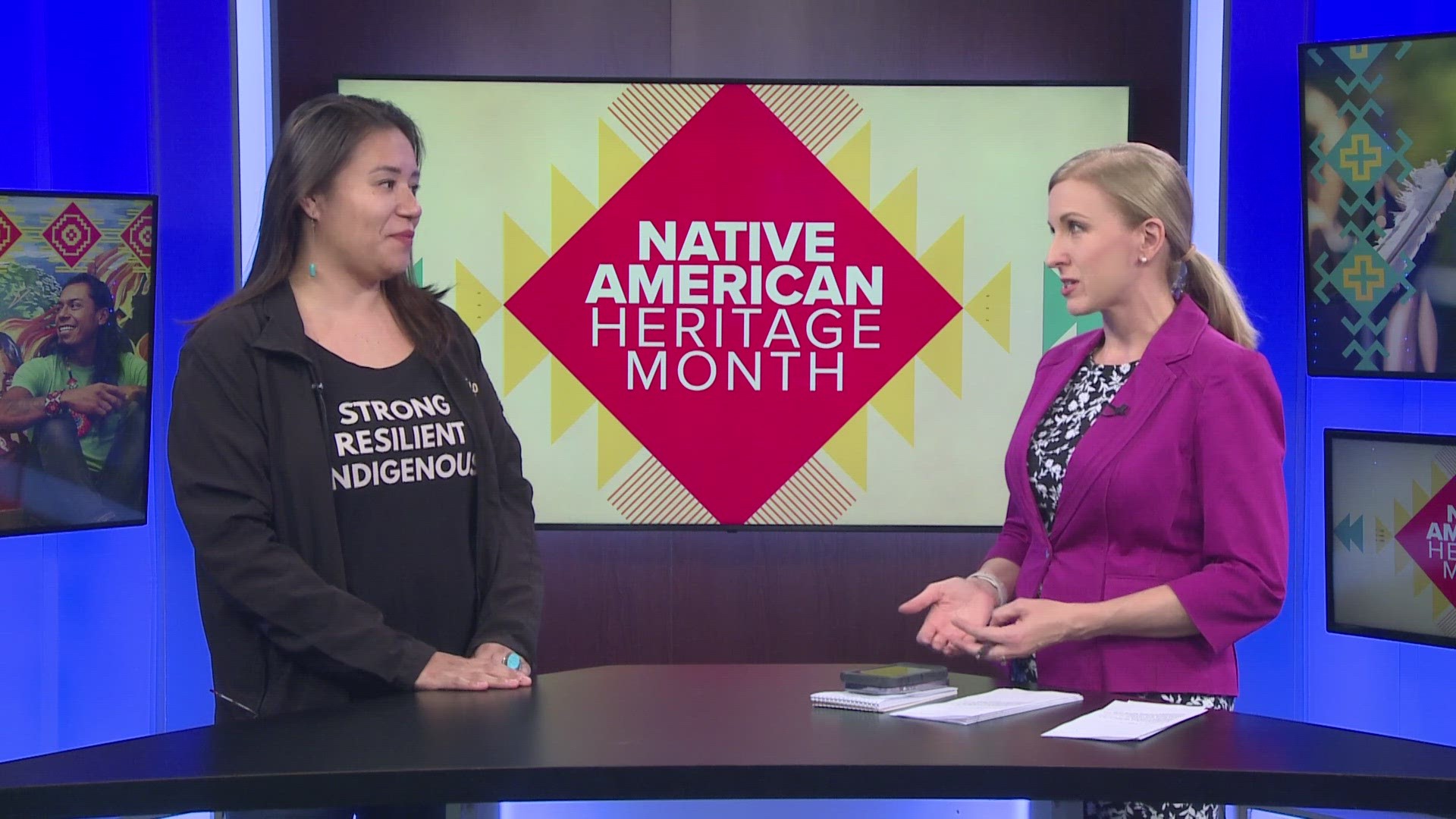 Samantha Nephew, of the Healthcare Education Project and member of the Seneca Nation, discussed celebrations for Native American Heritage Month.