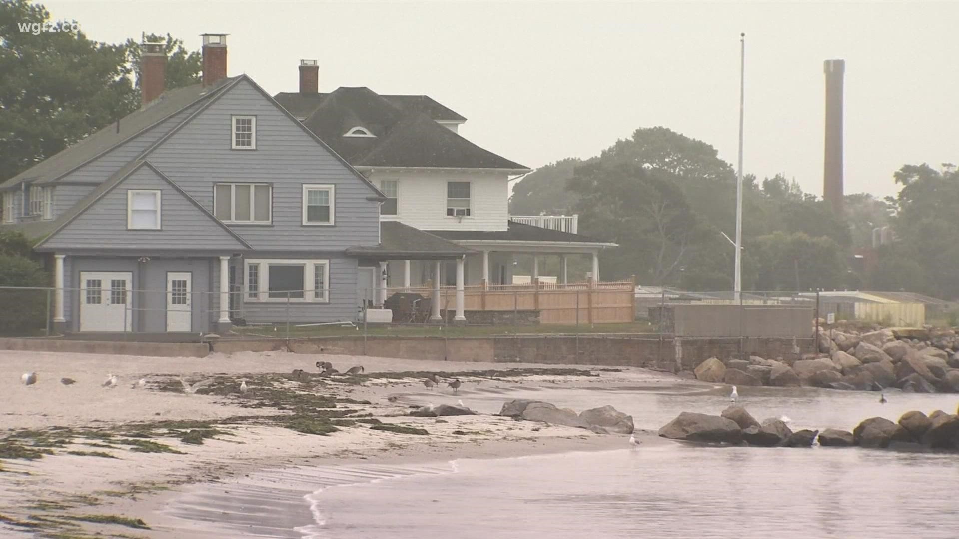 Things are all quiet along the shoreline now, but the state has deployed 500 national guard troops and one thousand state police to prepare for the the storm.