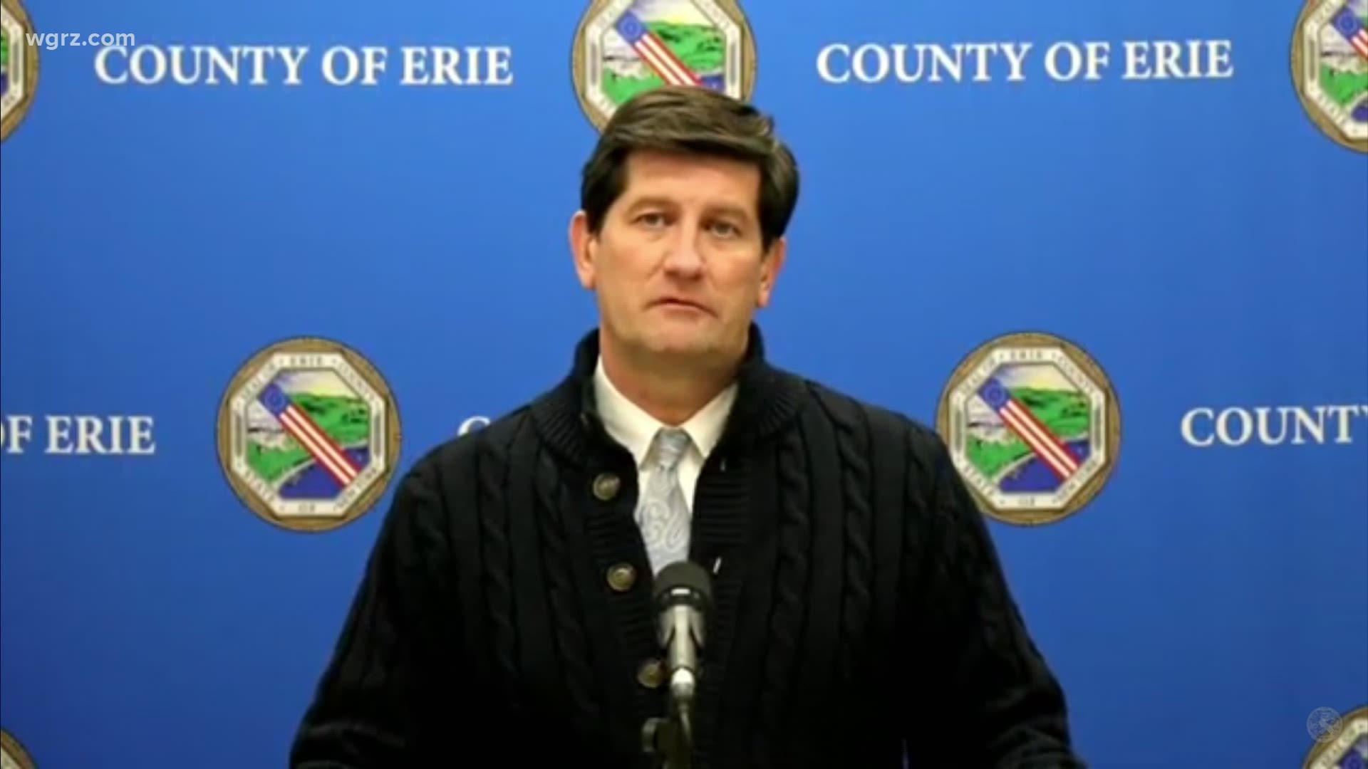 Erie County executive gives COVID-19 briefing (November 17, 2020)